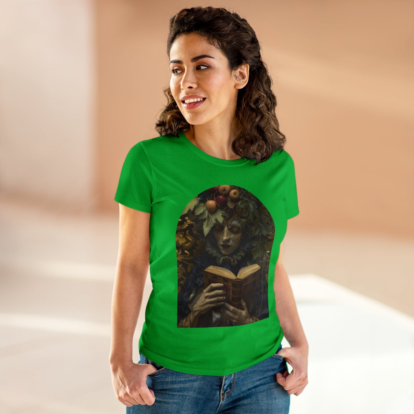 Solemn Reading - Fantasy - Women's Midweight Cotton Tee