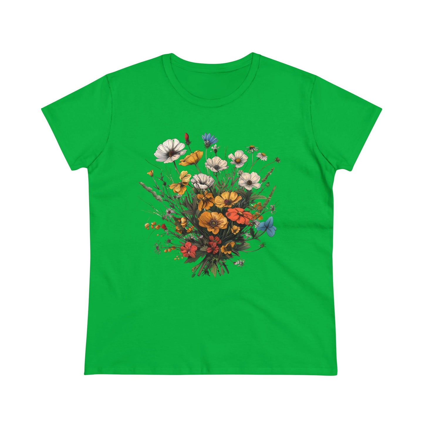 Wildflowers - Women's Midweight Cotton Tee