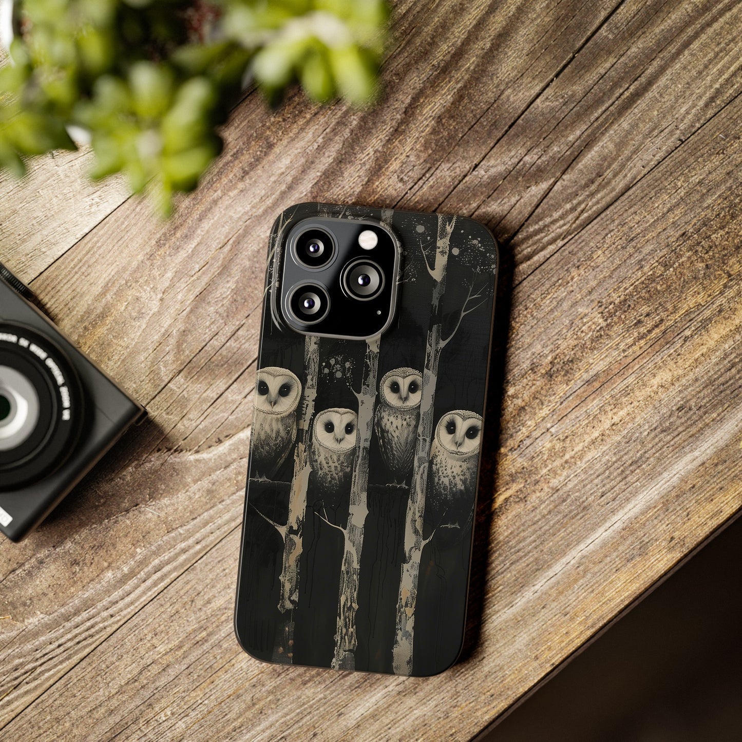 Owls at Night Phone Case