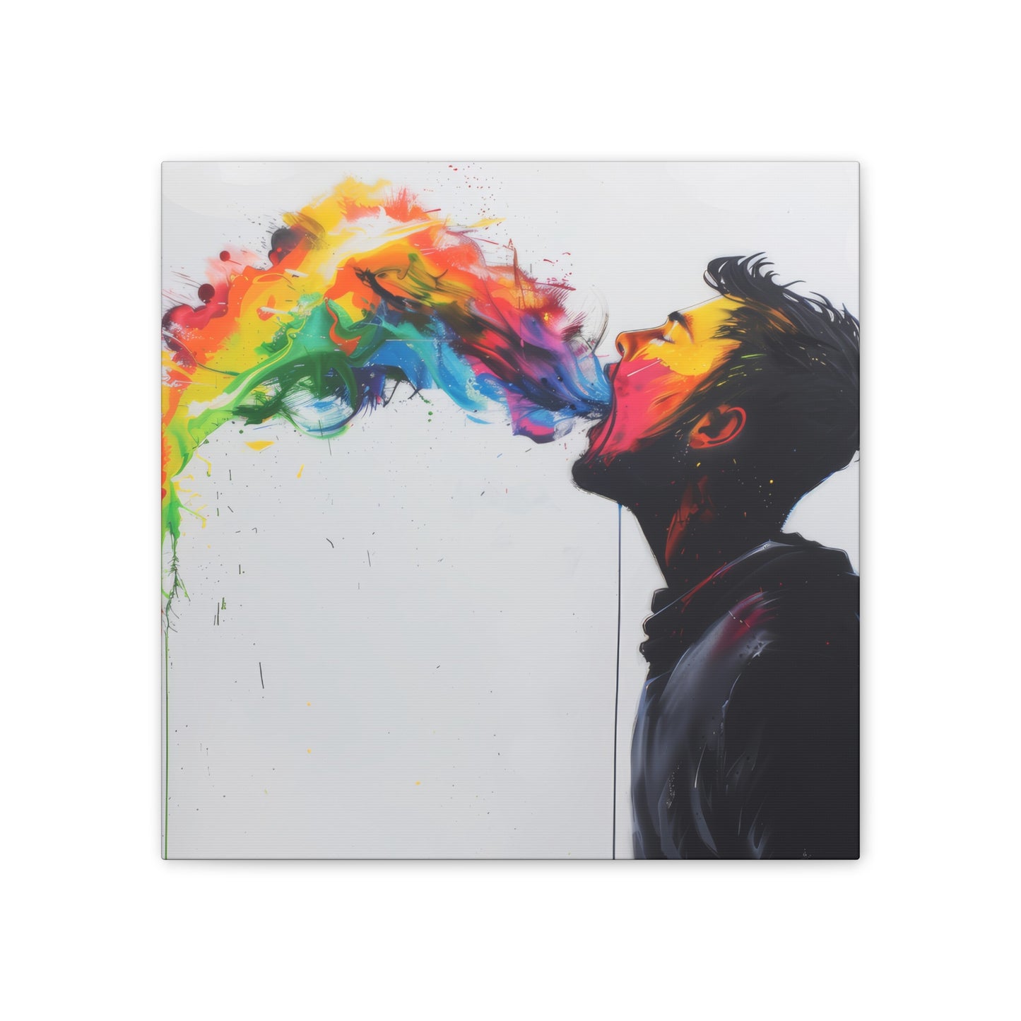 Rainbow Breath - Canvas Stretched, 0.75"