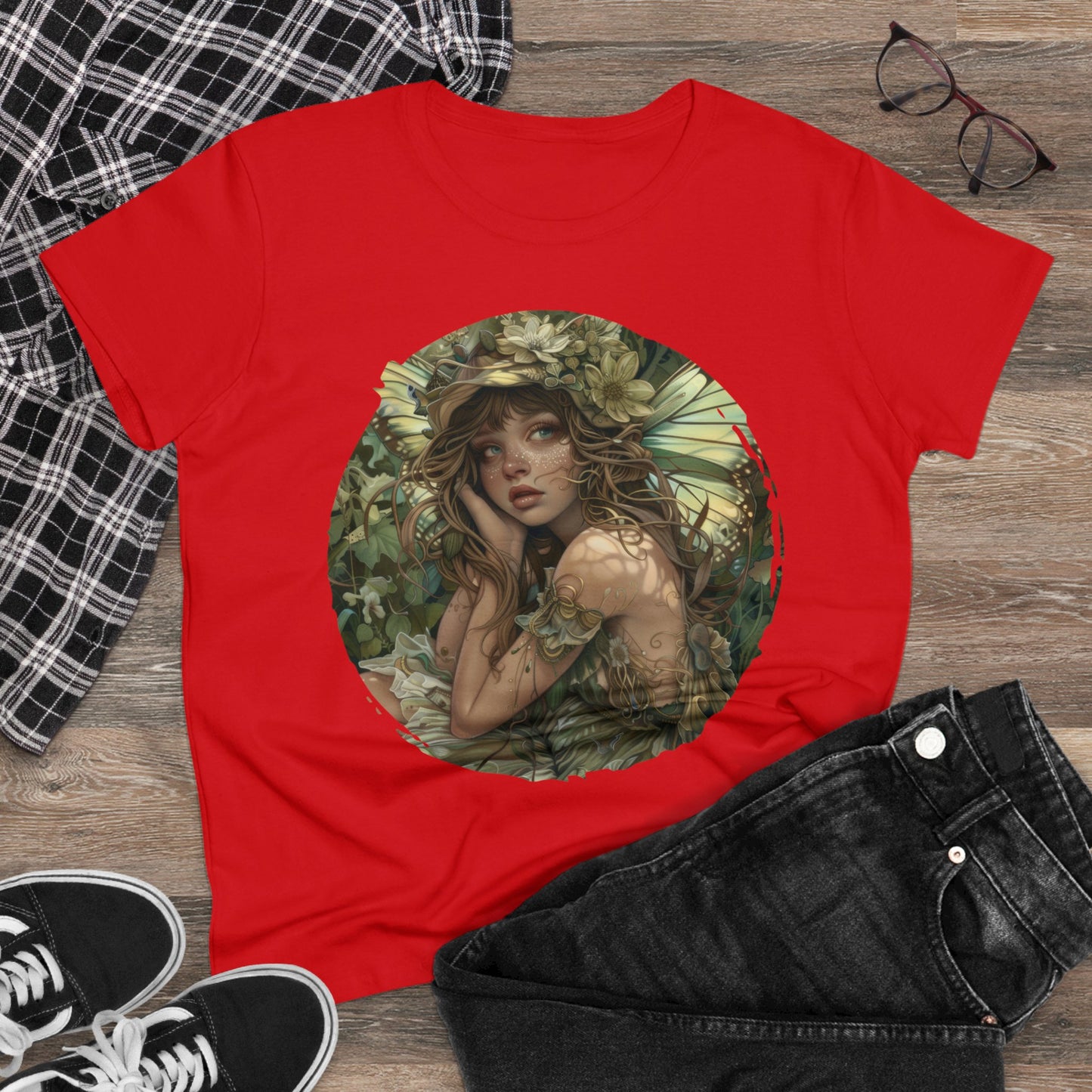 Fairy - Fantasy - Women's Midweight Cotton Tee