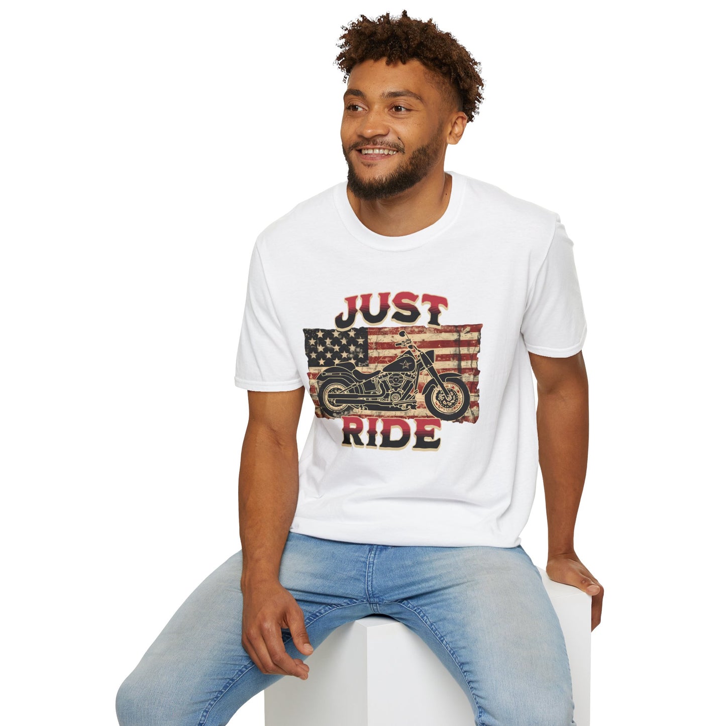 Just Ride - Unisex Softstyle T-Shirt