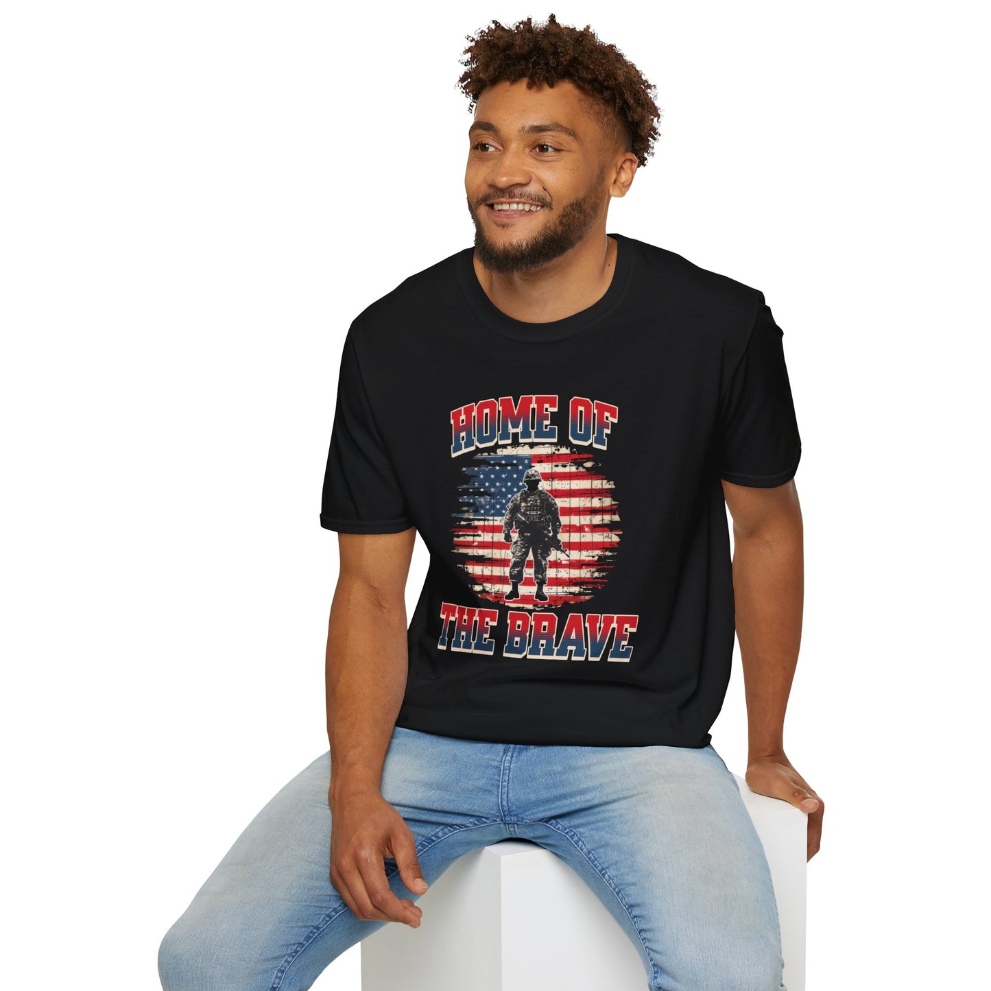 Home of the Brave - Unisex Softstyle T-Shirt