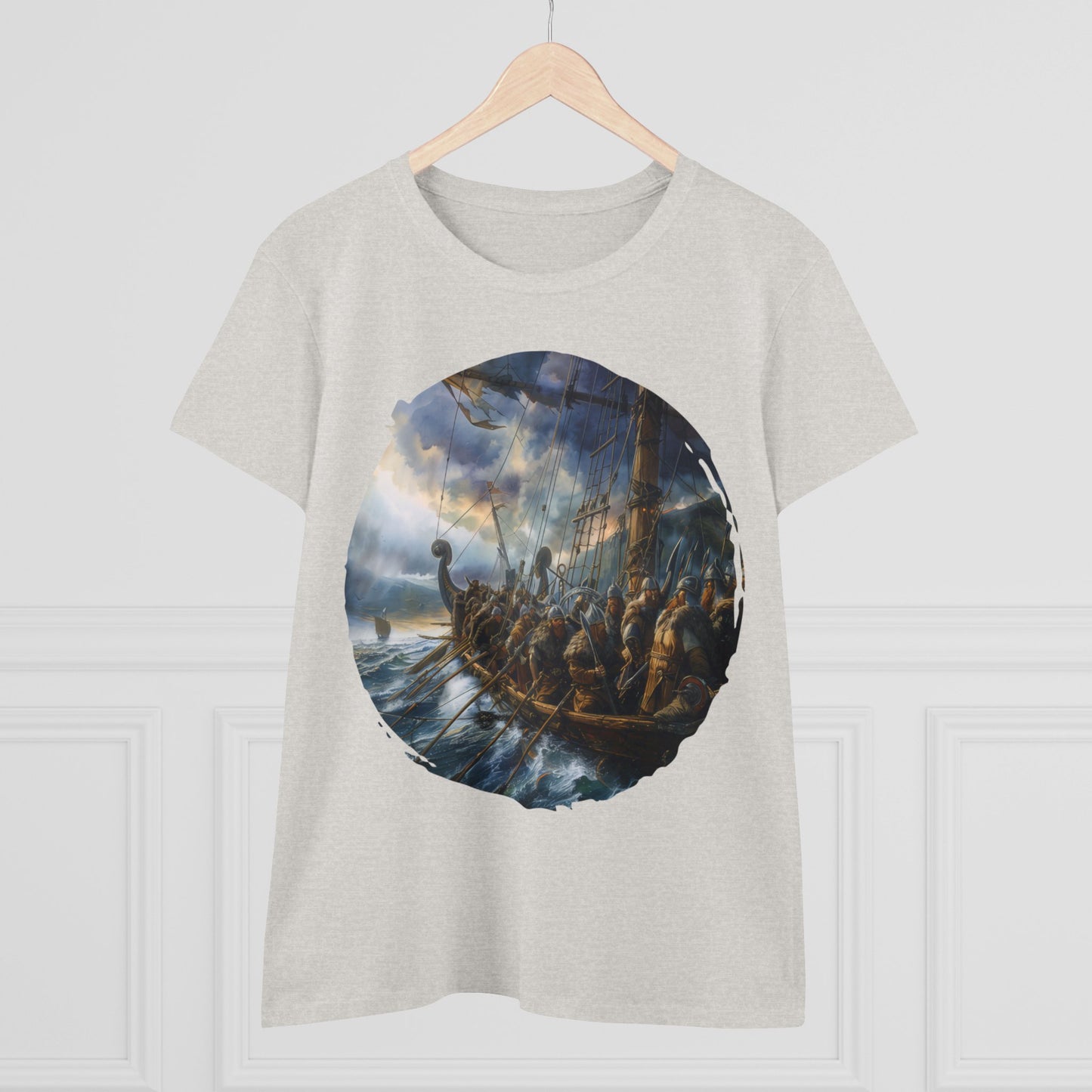 Vikings - Fantasy - Women's Midweight Cotton Tee