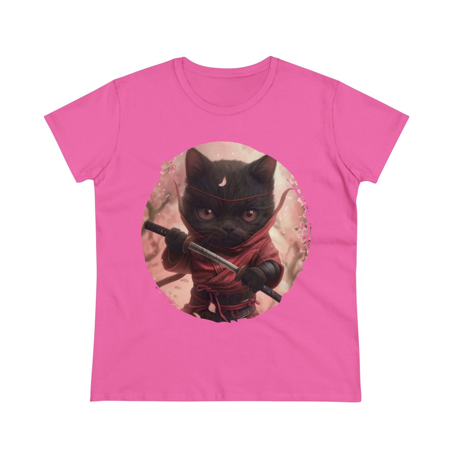 Ninja Kitty - Women's Midweight Cotton Tee