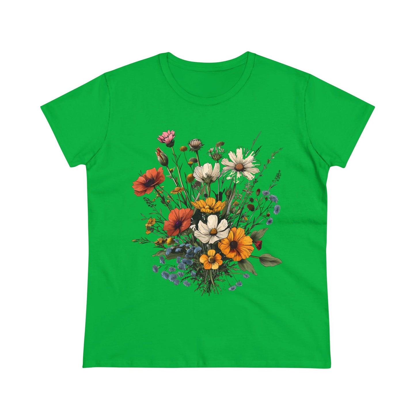 Wildflowers - Women's Midweight Cotton Tee