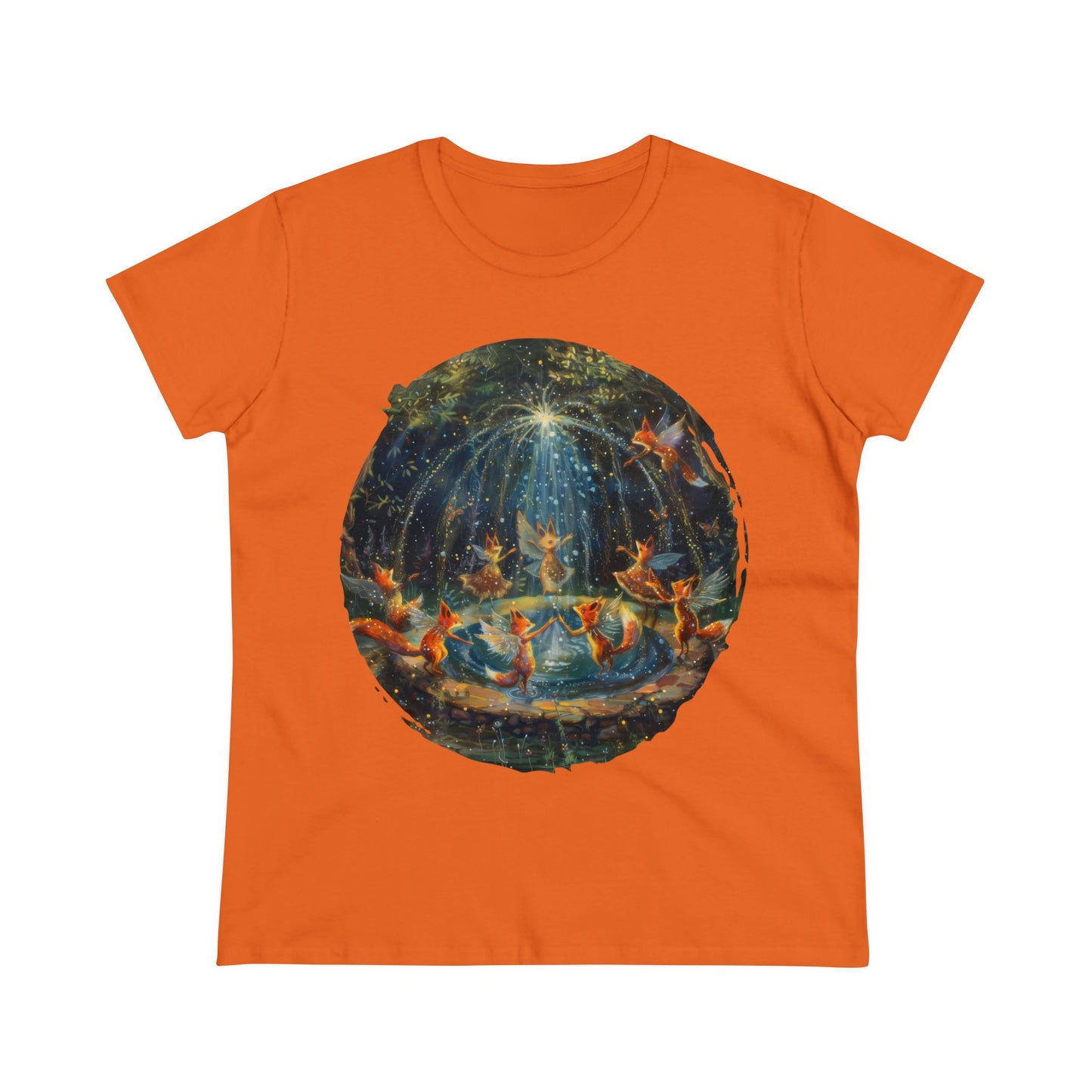 Fairy Celebration - Fantasy - Women's Midweight Cotton Tee