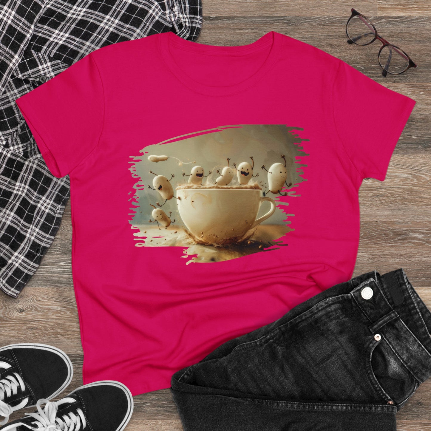 Coffee Critters - Women's Midweight Cotton Tee