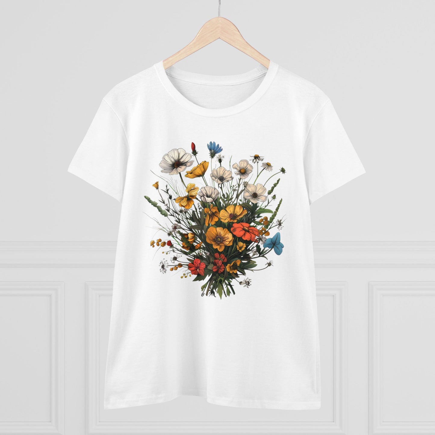 Wildflowers - Women's Midweight Cotton Tee