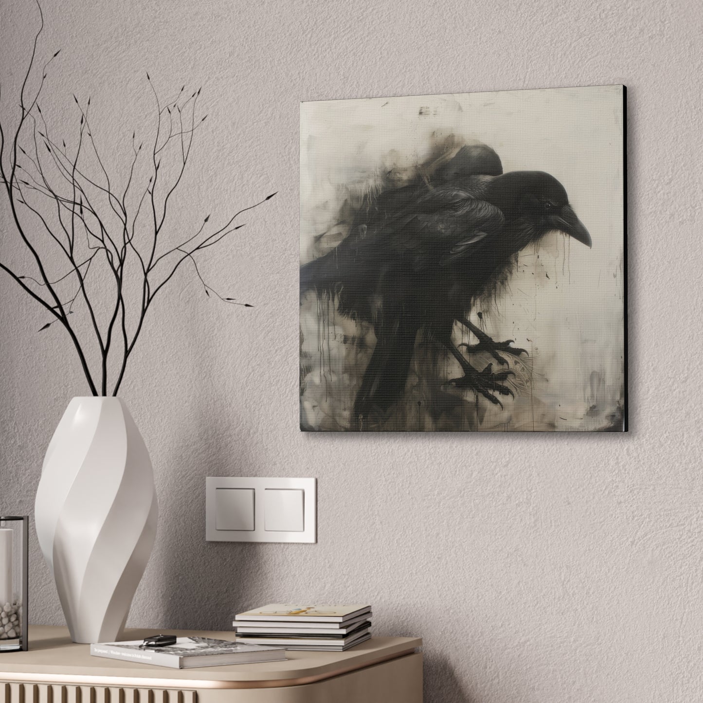 Blackbird - Canvas Stretched, 0.75"