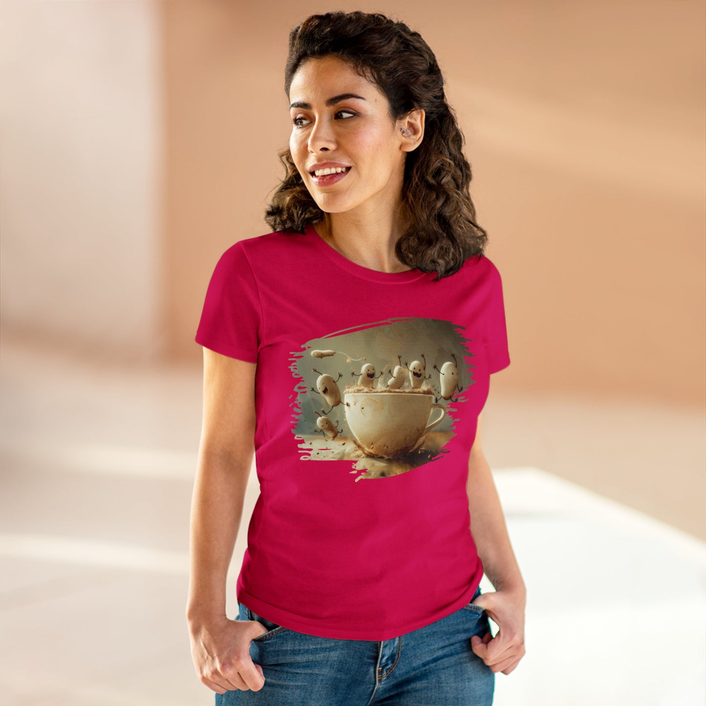 Coffee Critters - Women's Midweight Cotton Tee