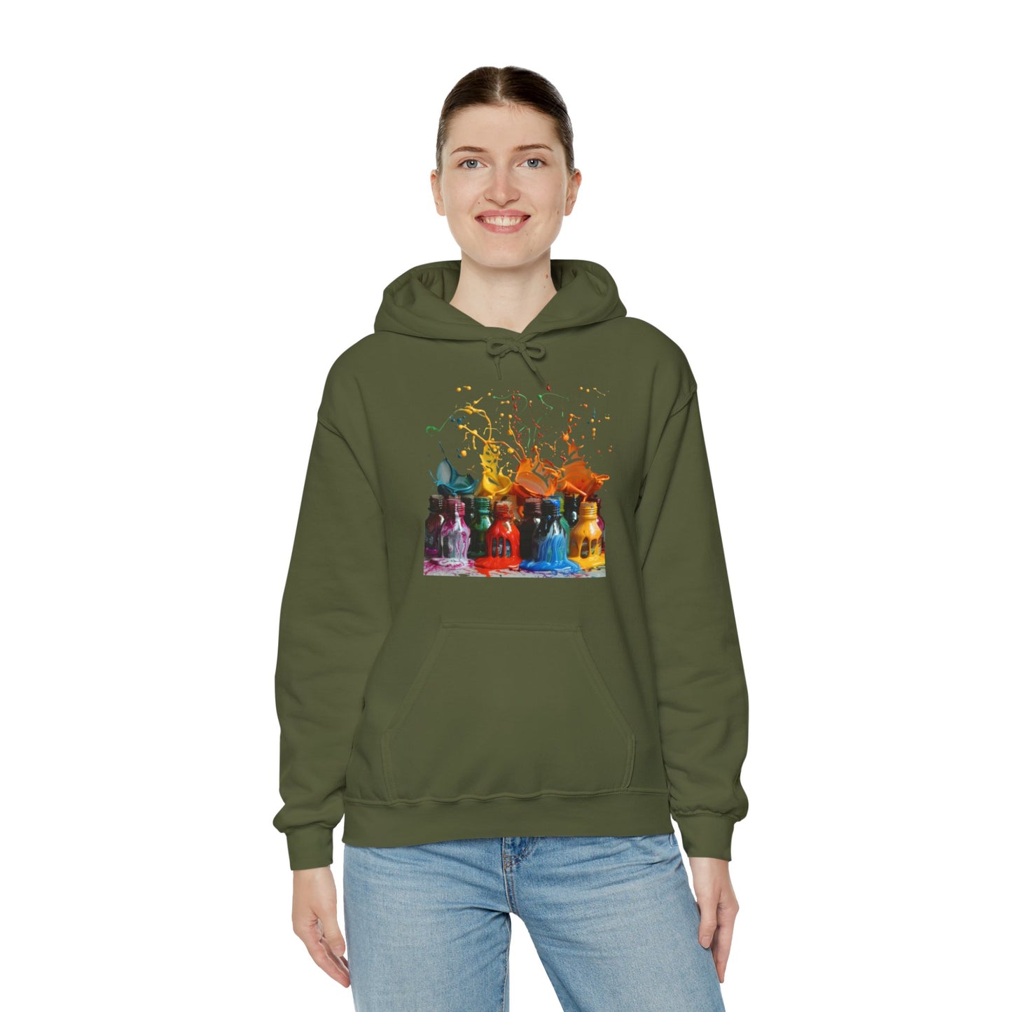 Paint Splash - Unisex Heavy Blend™ Hooded Sweatshirt