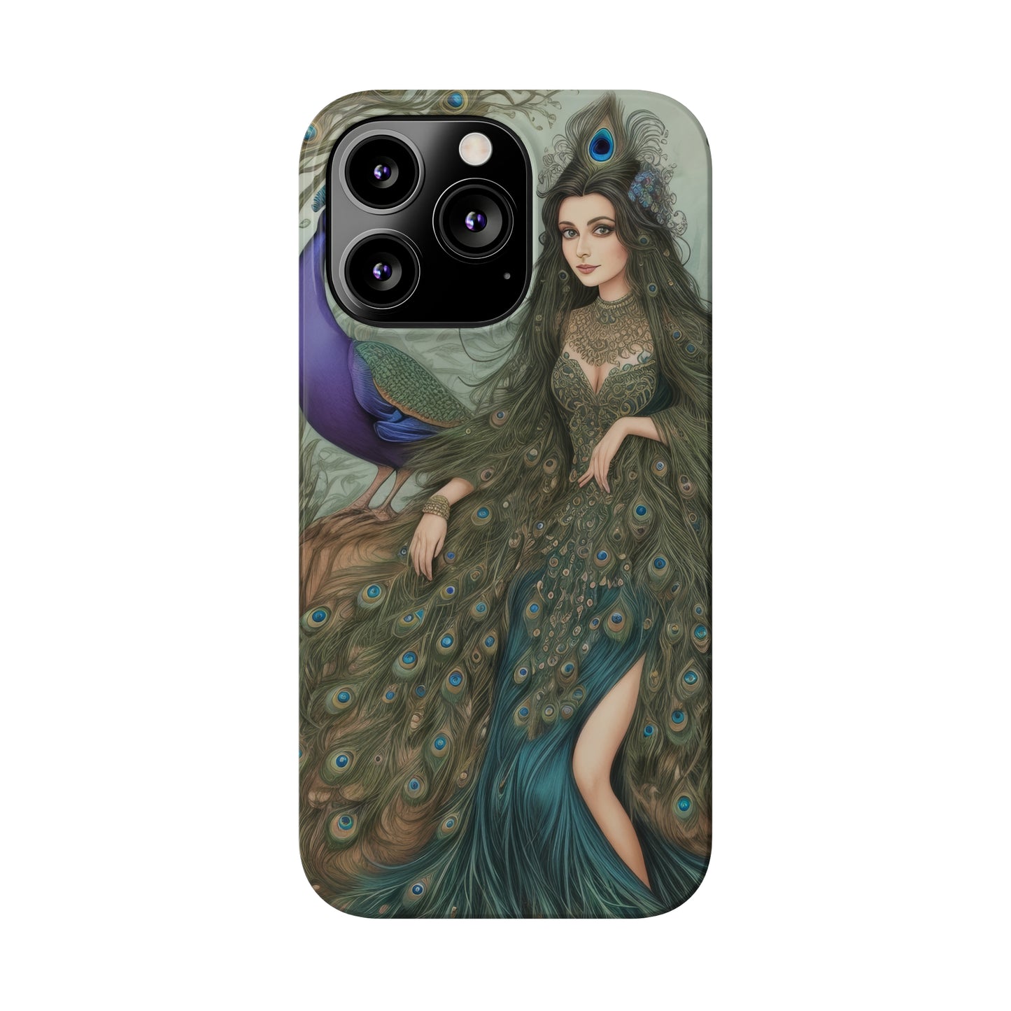 Peacock Witch - Phone Case