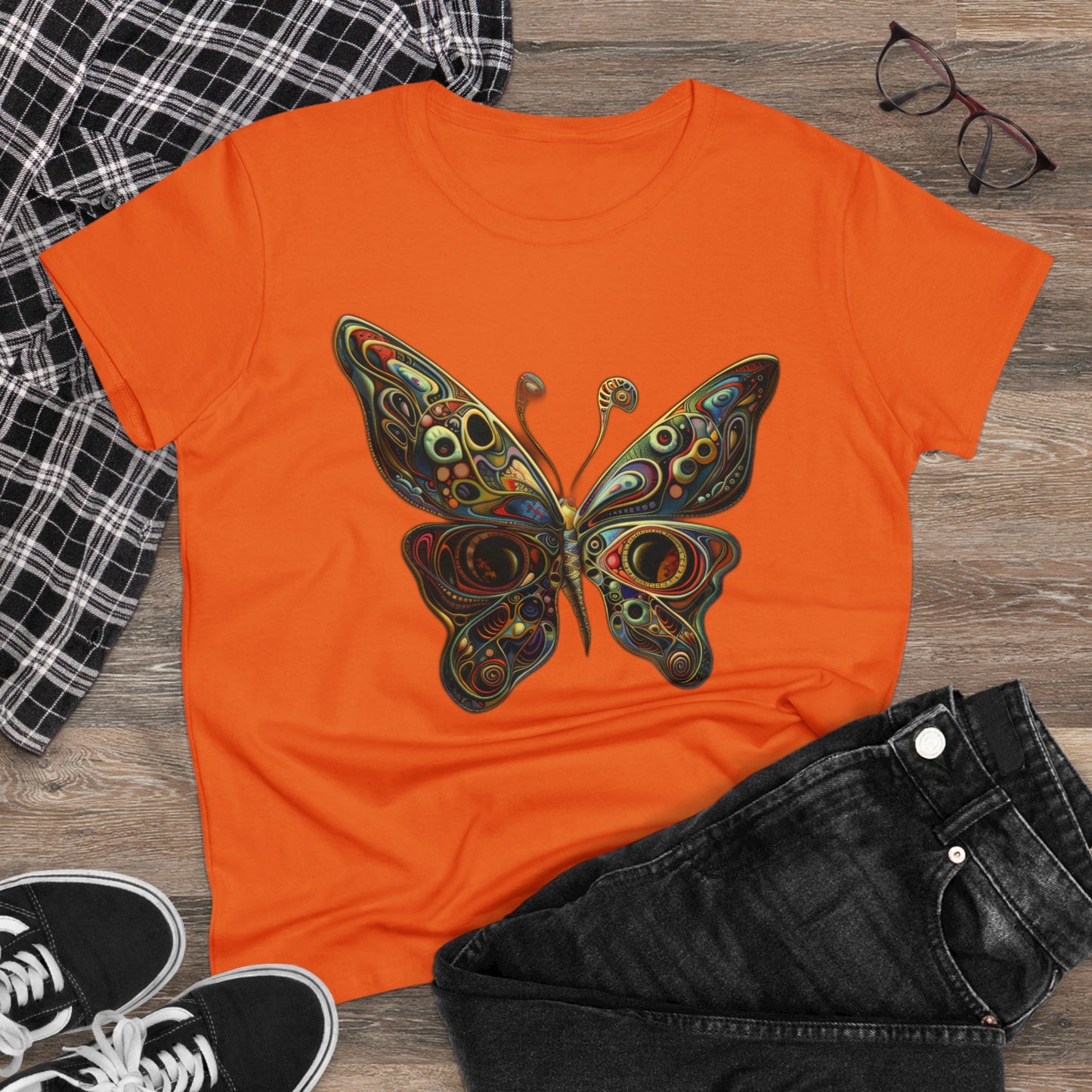 Butterfly - Women's Midweight Cotton Tee