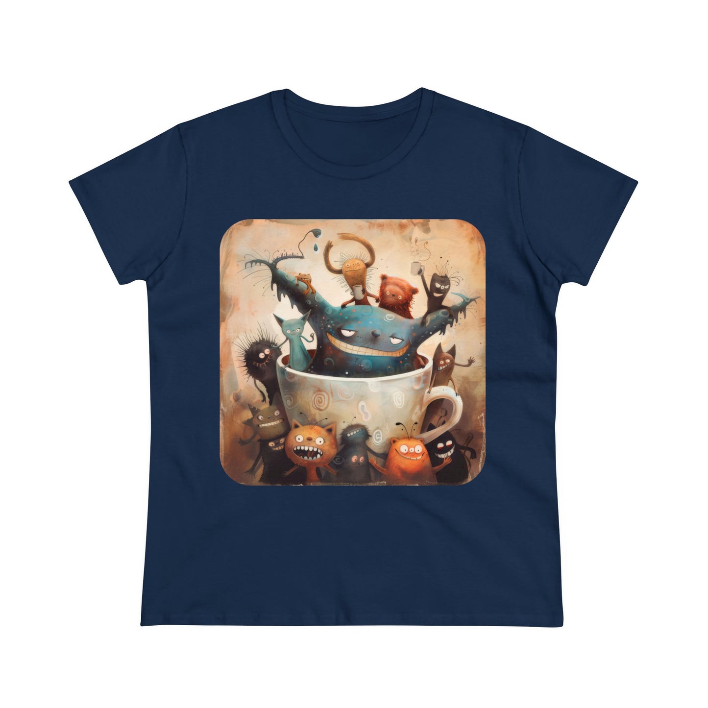 Coffee Critters - Women's Midweight Cotton Tee