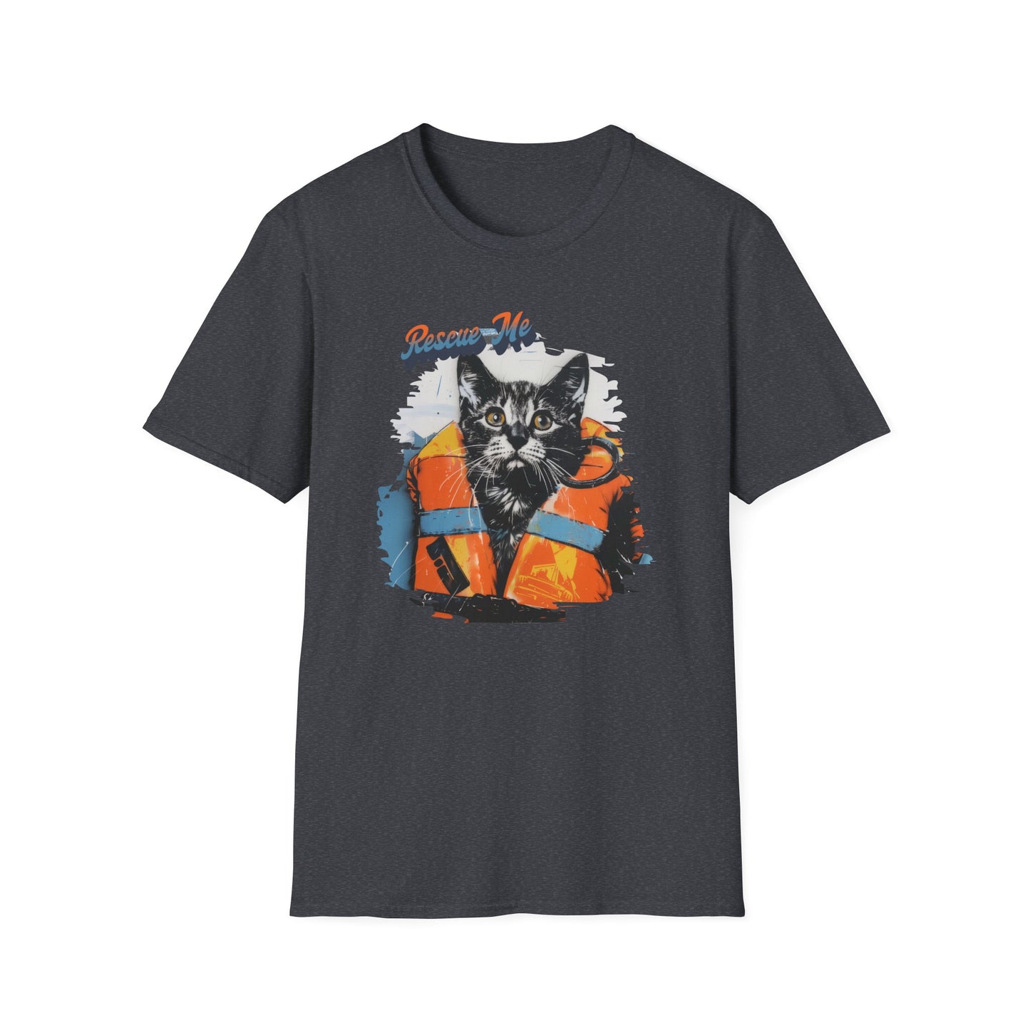 Rescue Cat - Unisex Softstyle T-Shirt