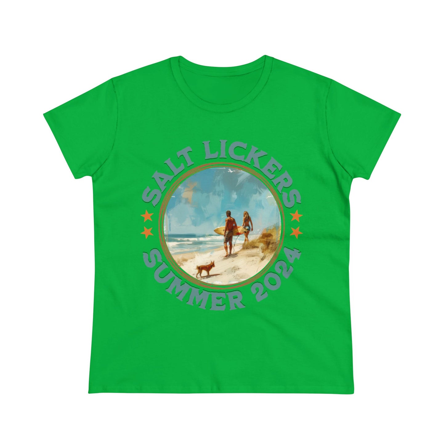 Surfing - Women's Midweight Cotton Tee