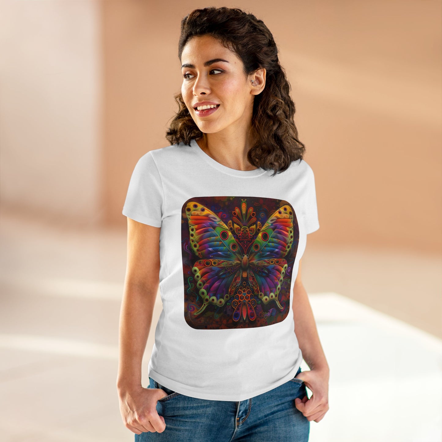 Butterfly - Women's Midweight Cotton Tee