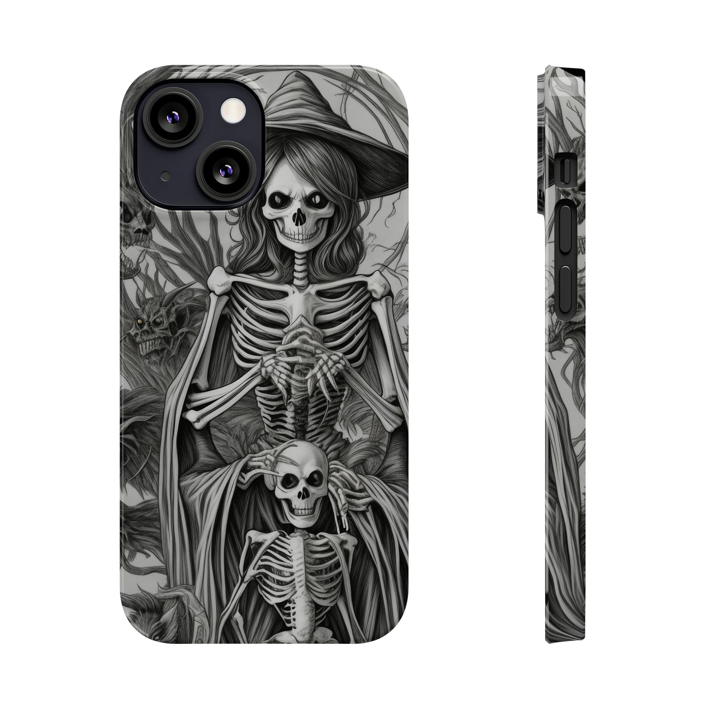 Skeleton Witch - Phone Case