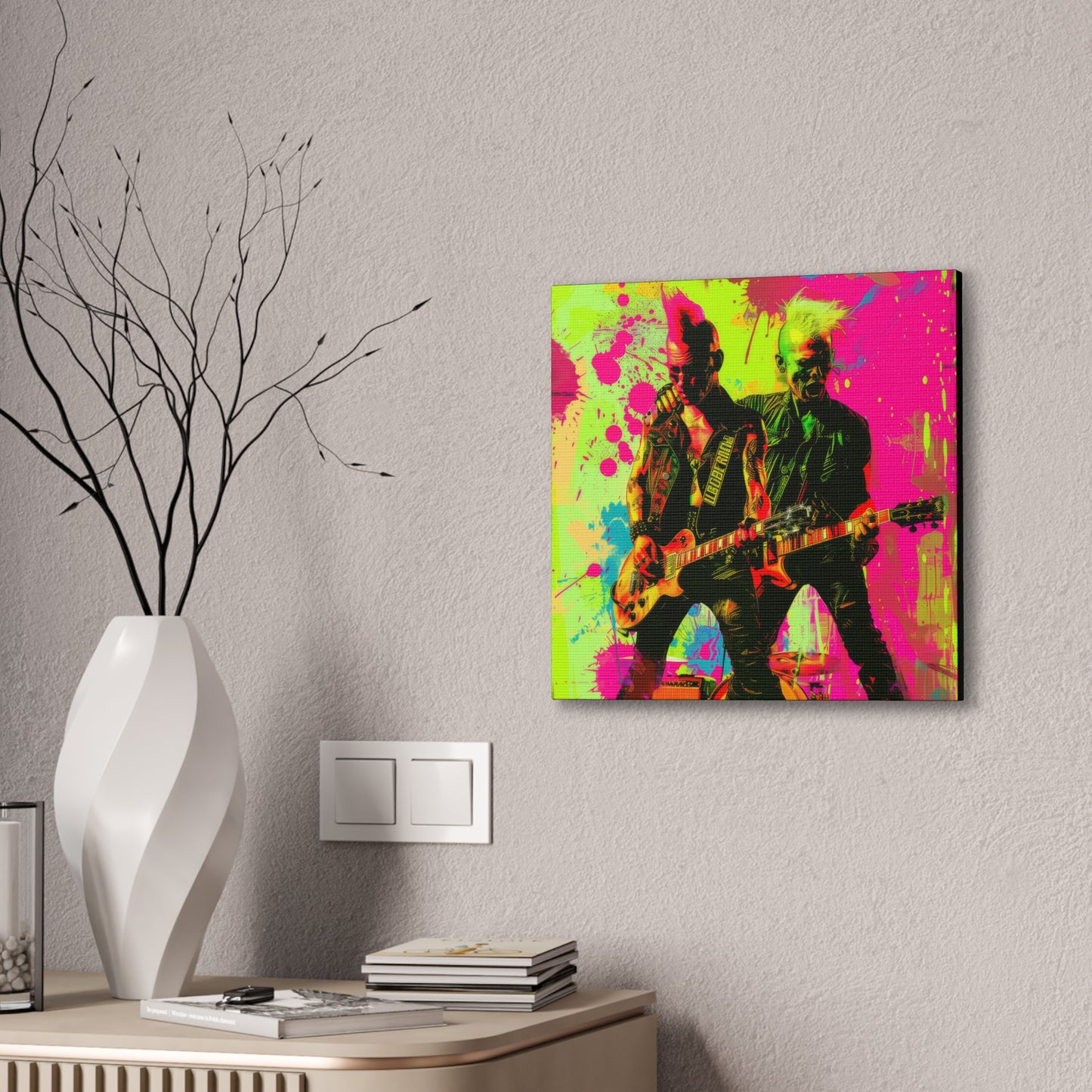 Punk Rockers - Canvas Stretched, 0.75"