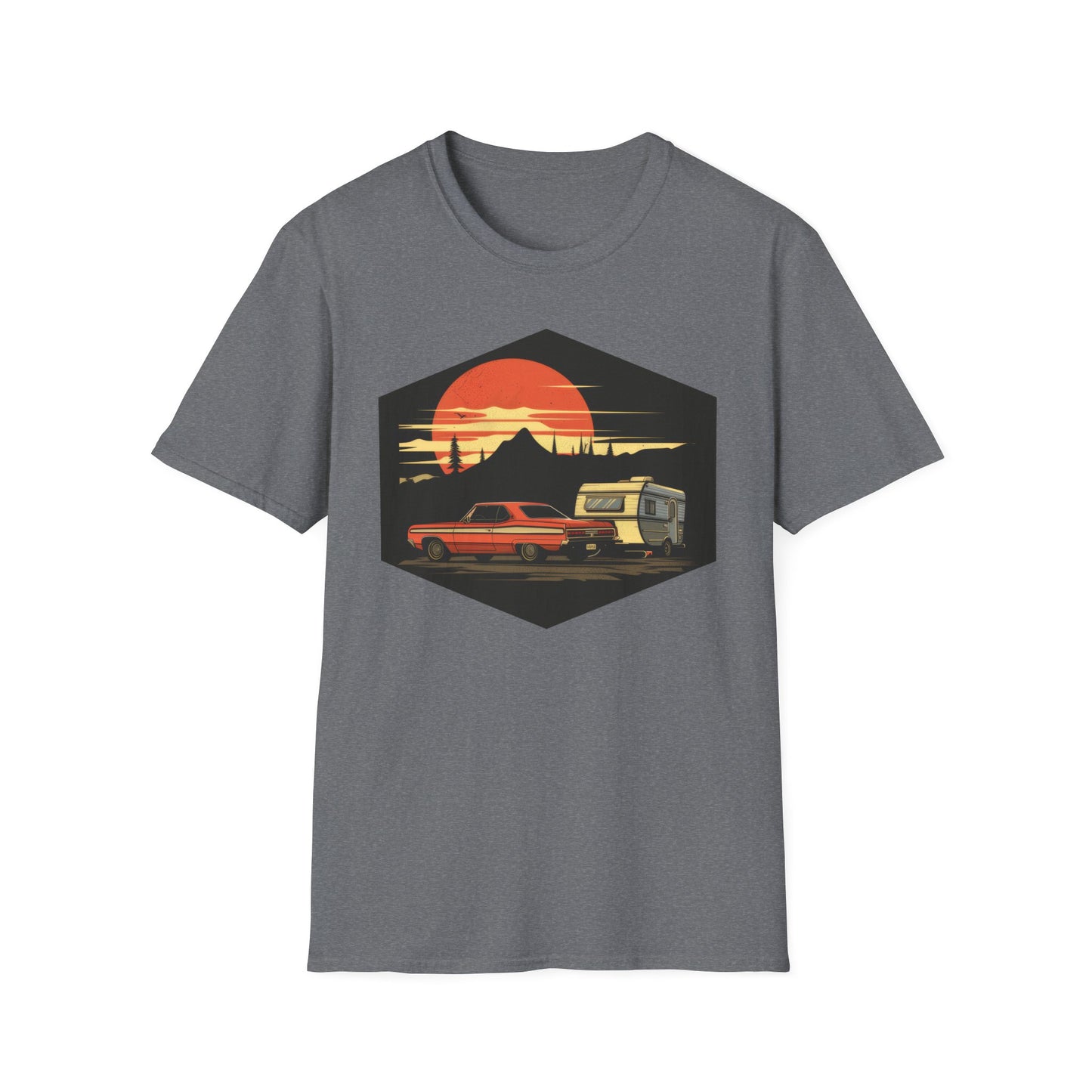 Camping! - Unisex Softstyle T-Shirt