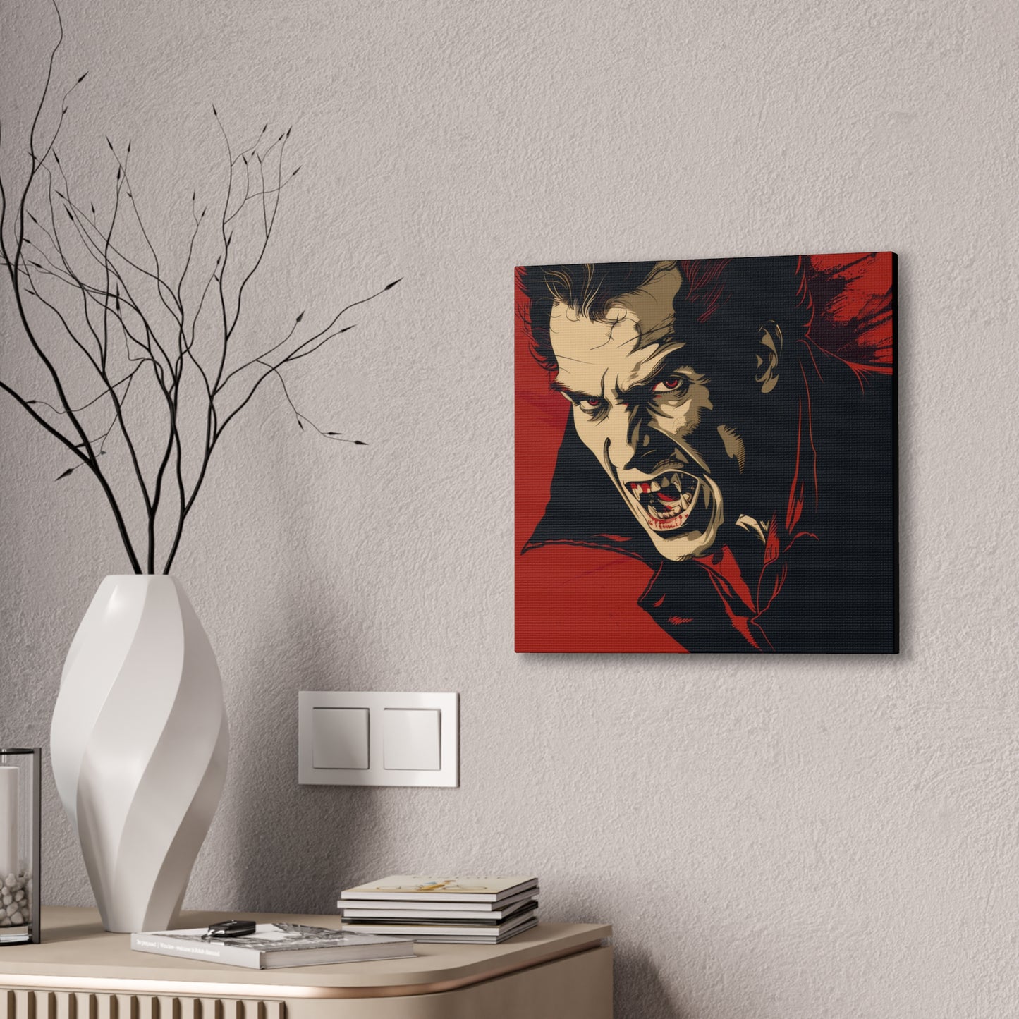 Vampire - Canvas Stretched, 0.75"