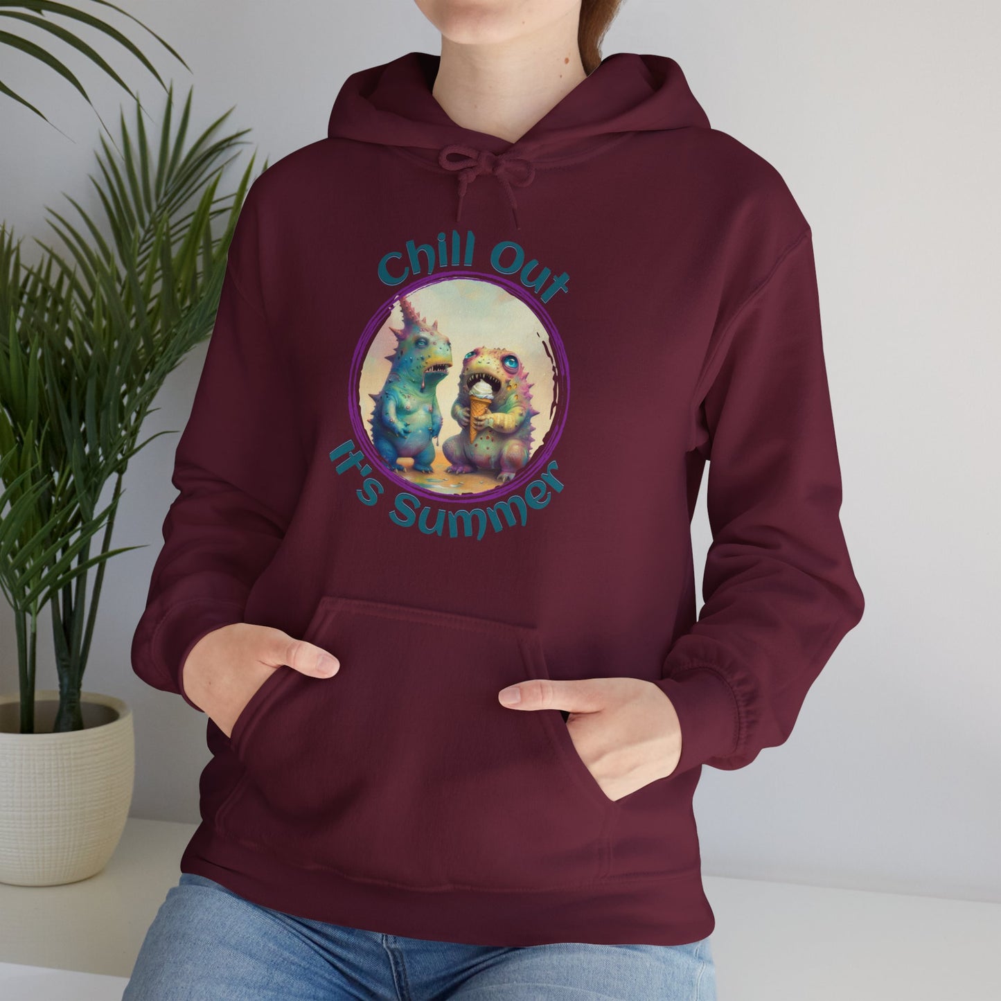 Chill Out, It's Summer - Unisex Heavy Blend™ Hooded Sweatshirt