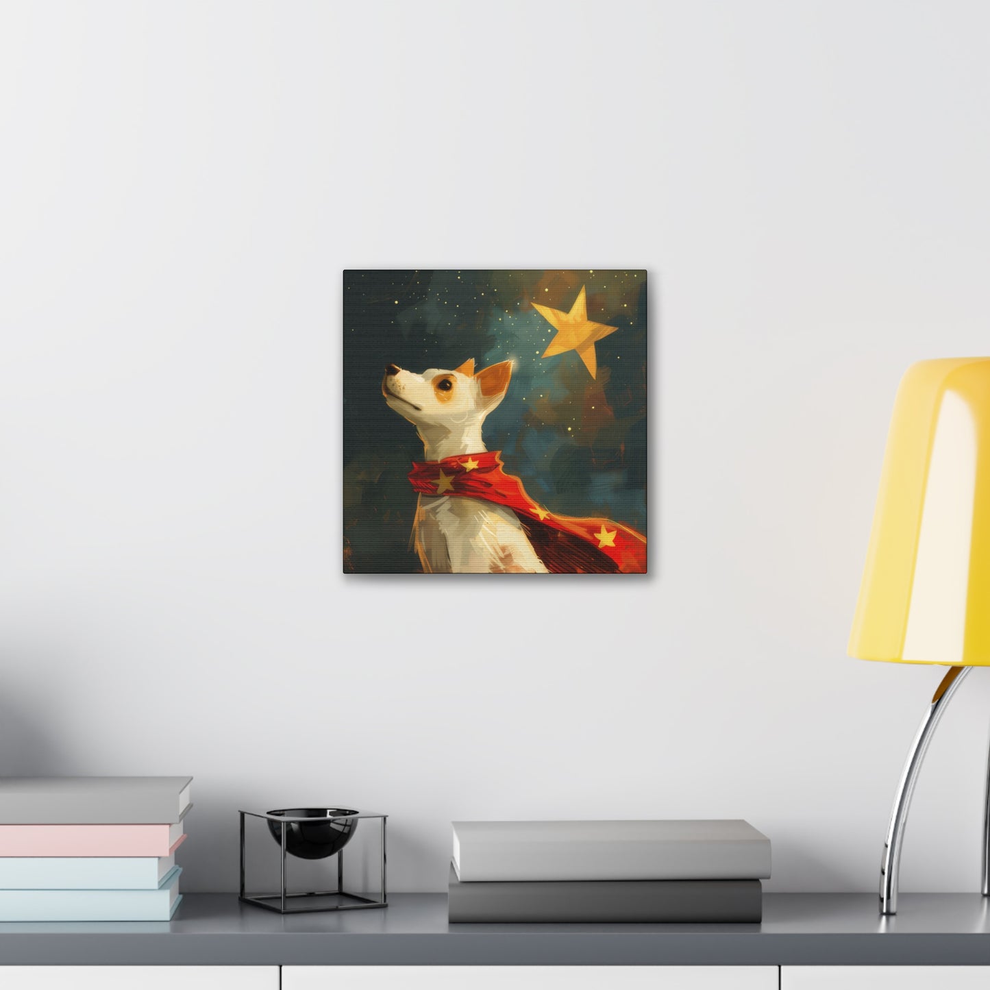 Star Dog Hero - Canvas Stretched, 0.75"