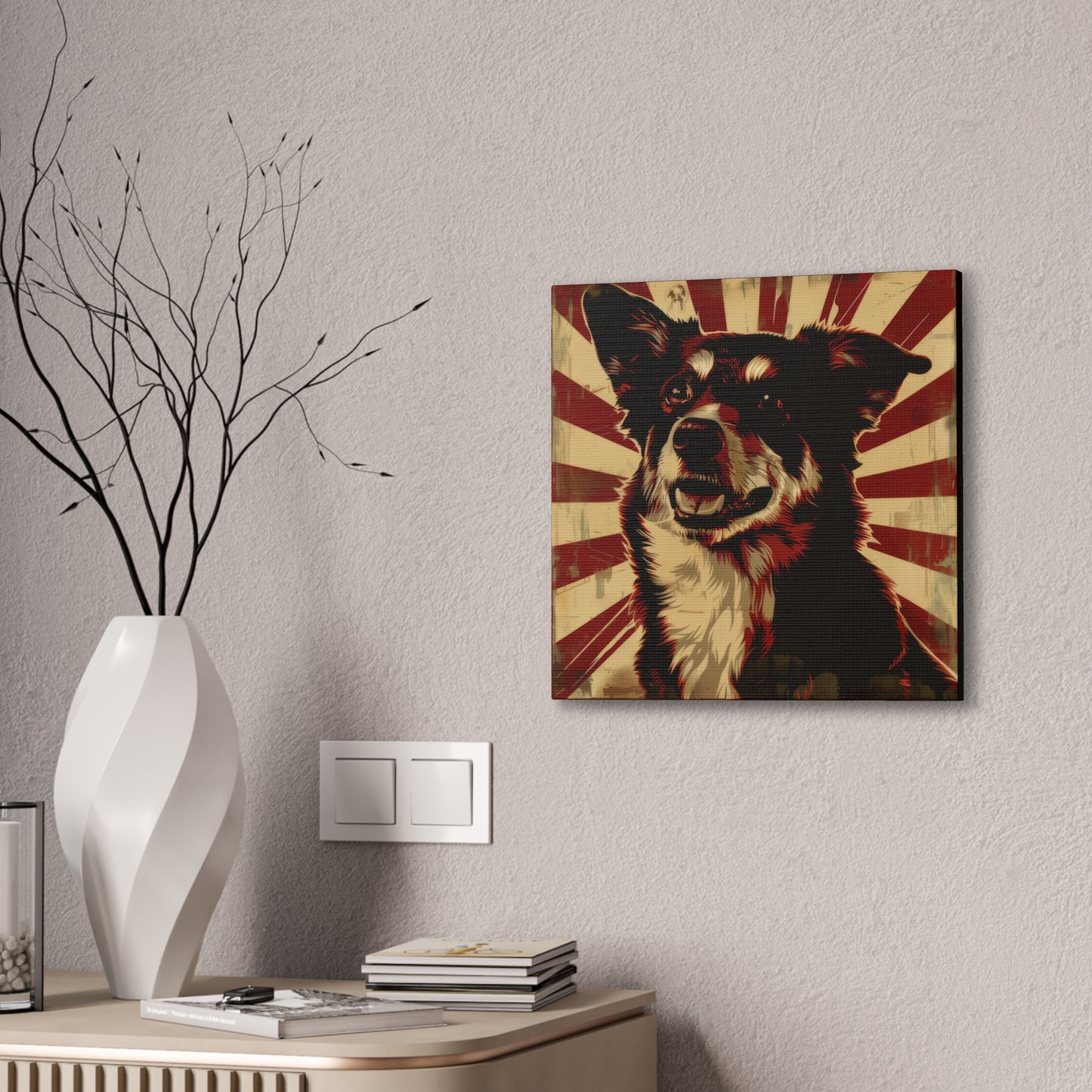 Comrade Canine - Canvas Stretched, 0.75"