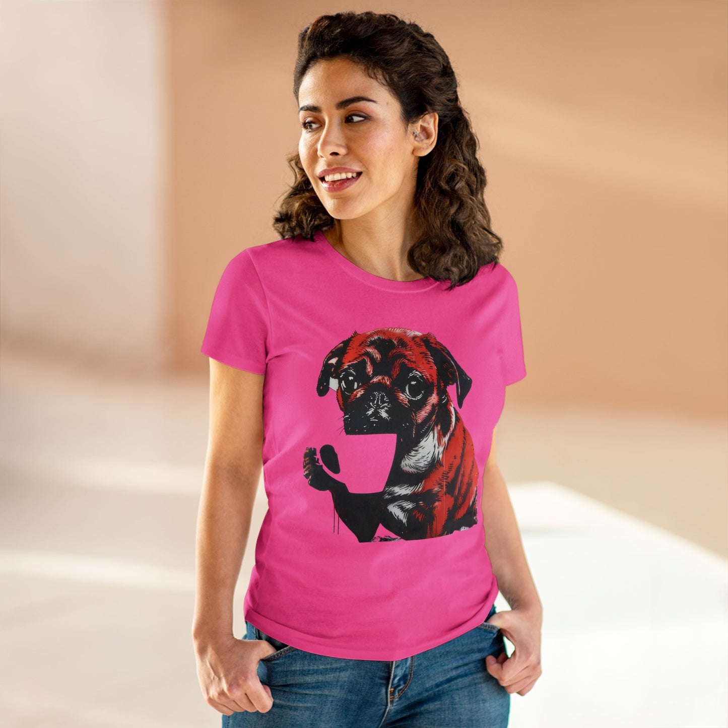 Coffee Dog - Fantasy - Women's Midweight Cotton Tee