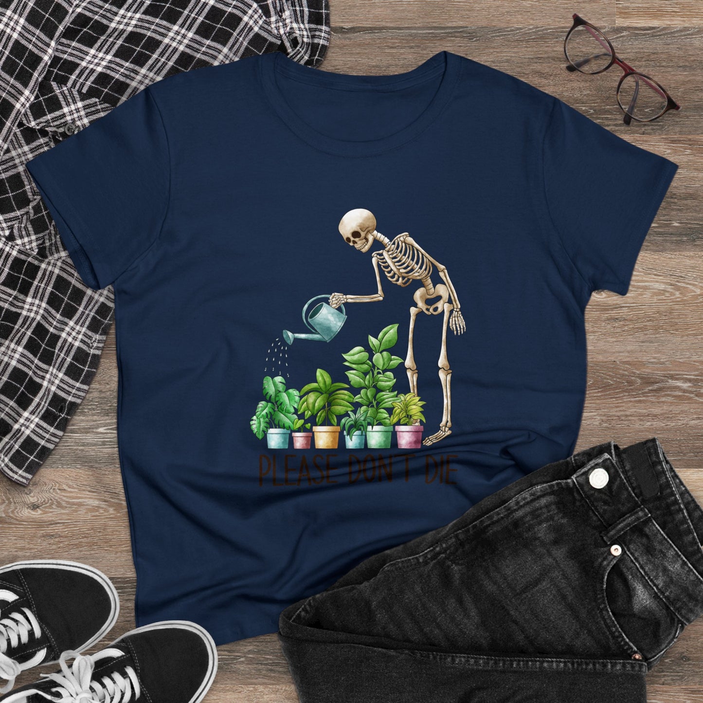 Please Don't Die - Gardening - Women's Midweight Cotton Tee