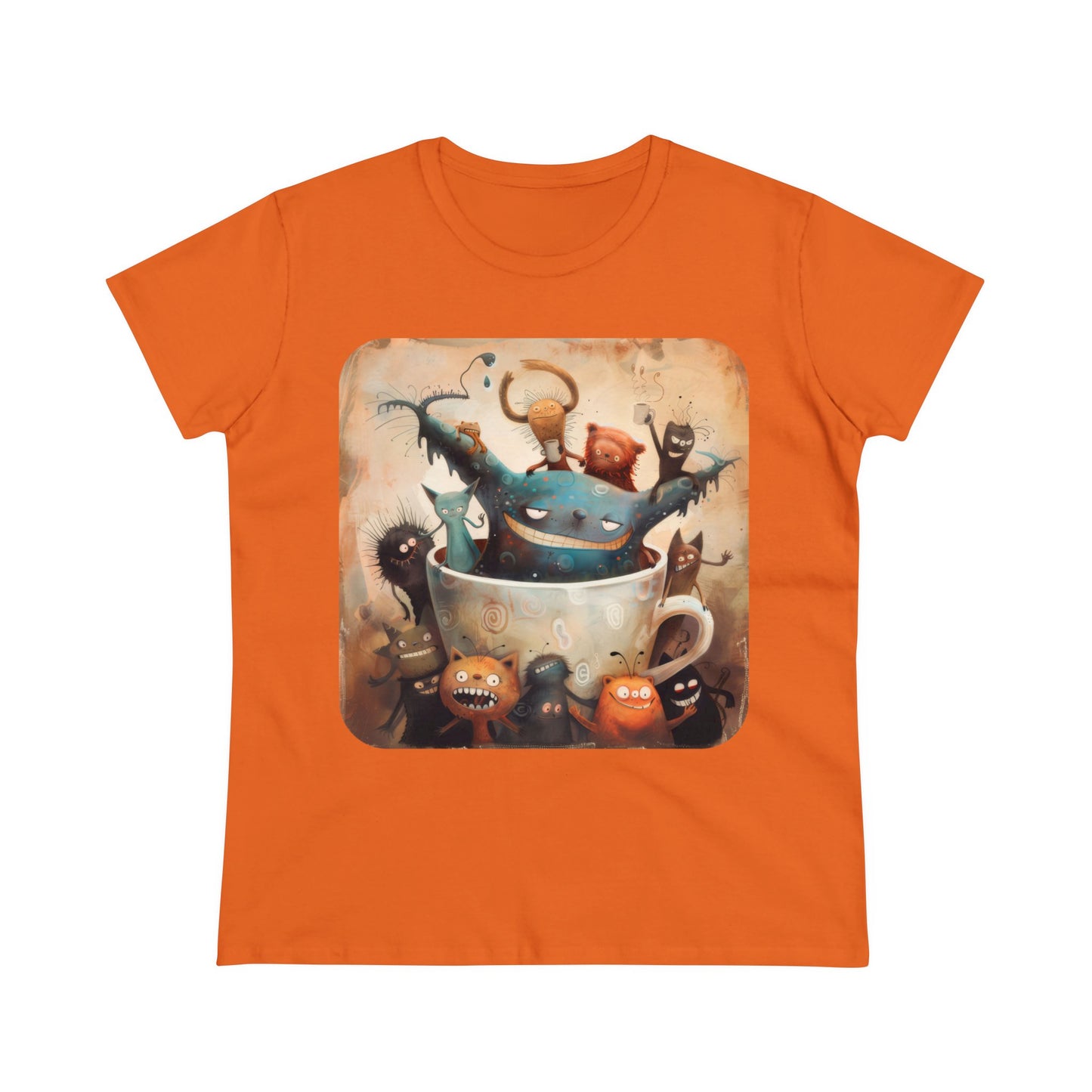 Coffee Critters - Women's Midweight Cotton Tee