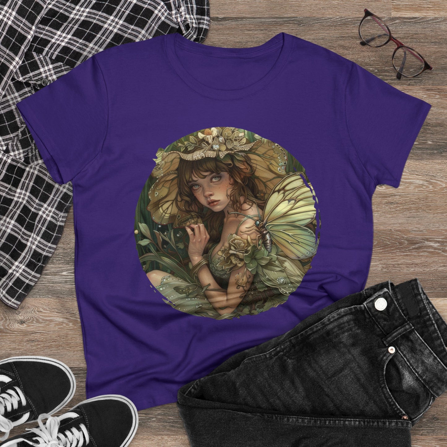 Fairy - Fantasy - Women's Midweight Cotton Tee