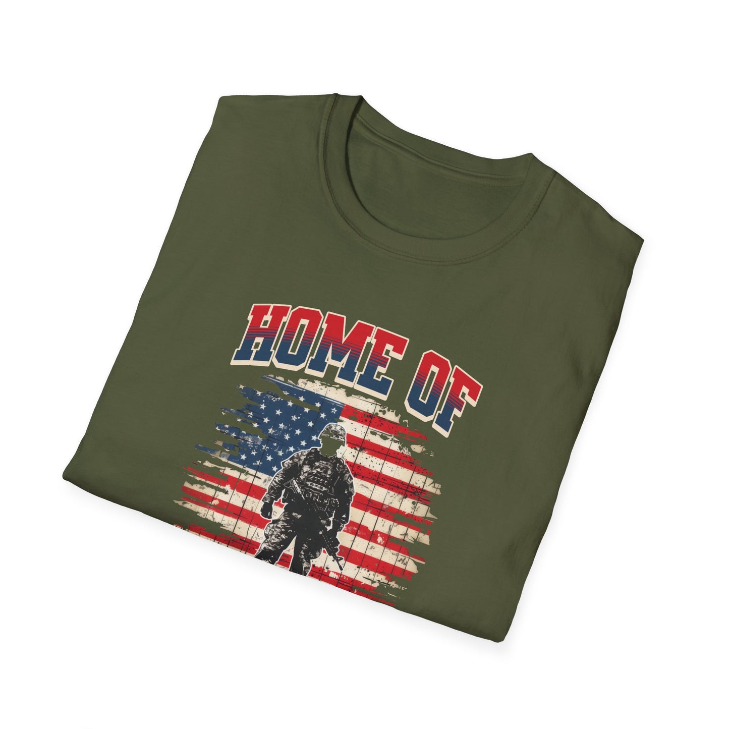 Home of the Brave - Unisex Softstyle T-Shirt