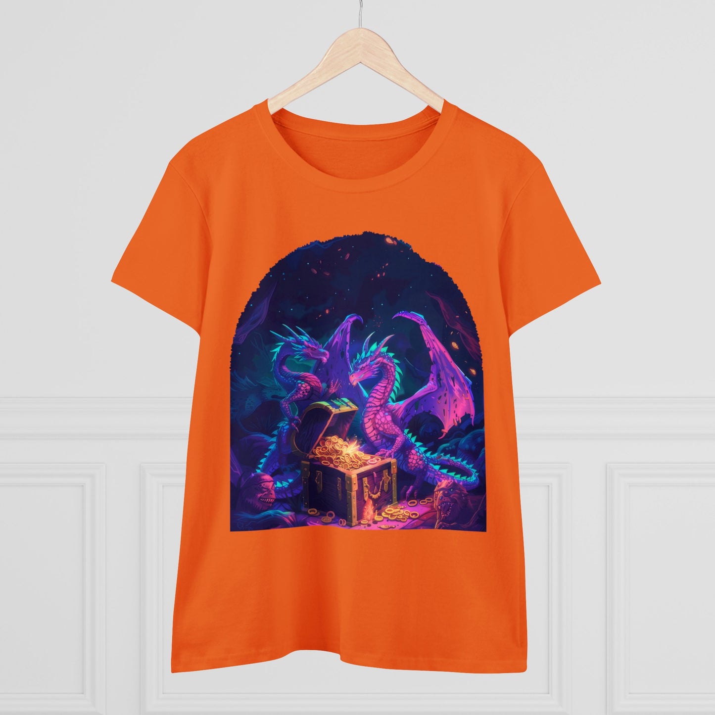 Dragons and Loot - Fantasy - Women's Midweight Cotton Tee