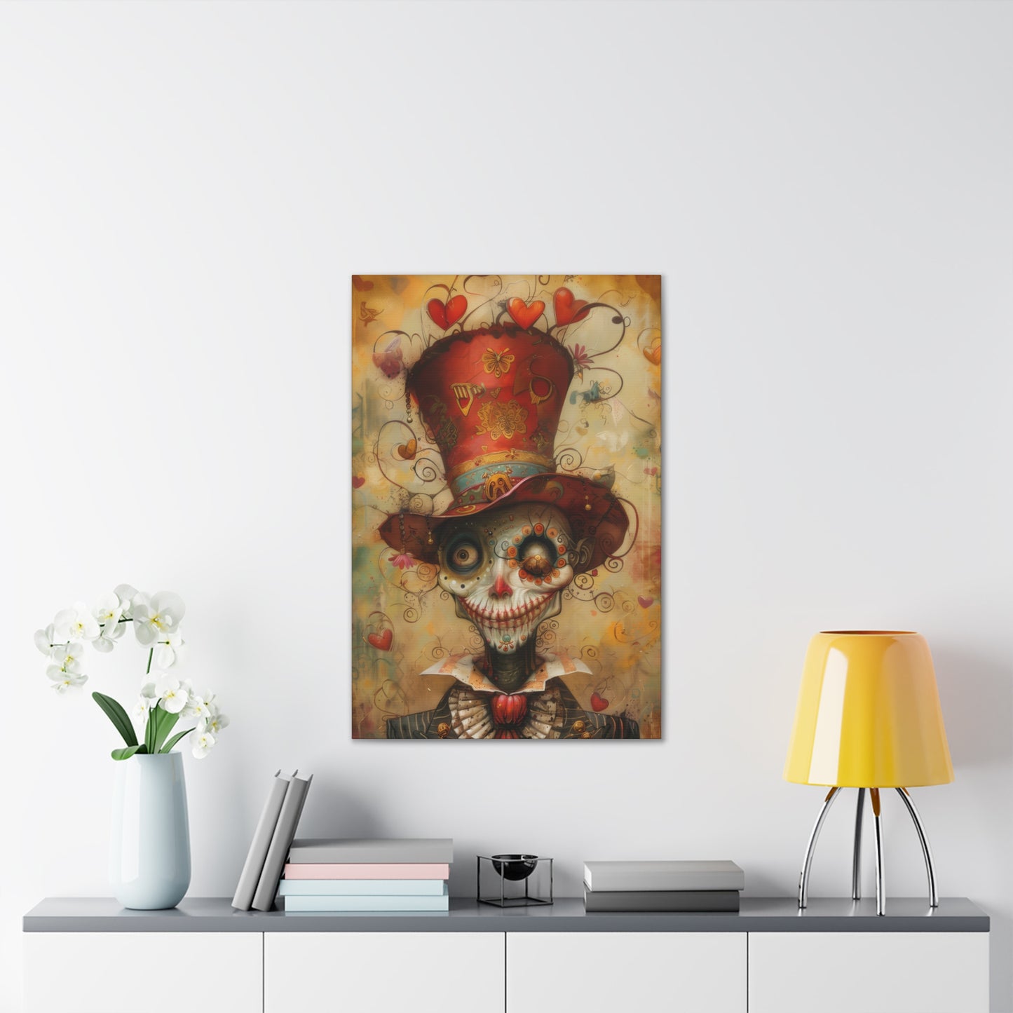 Top Hat - Canvas Stretched, 0.75"