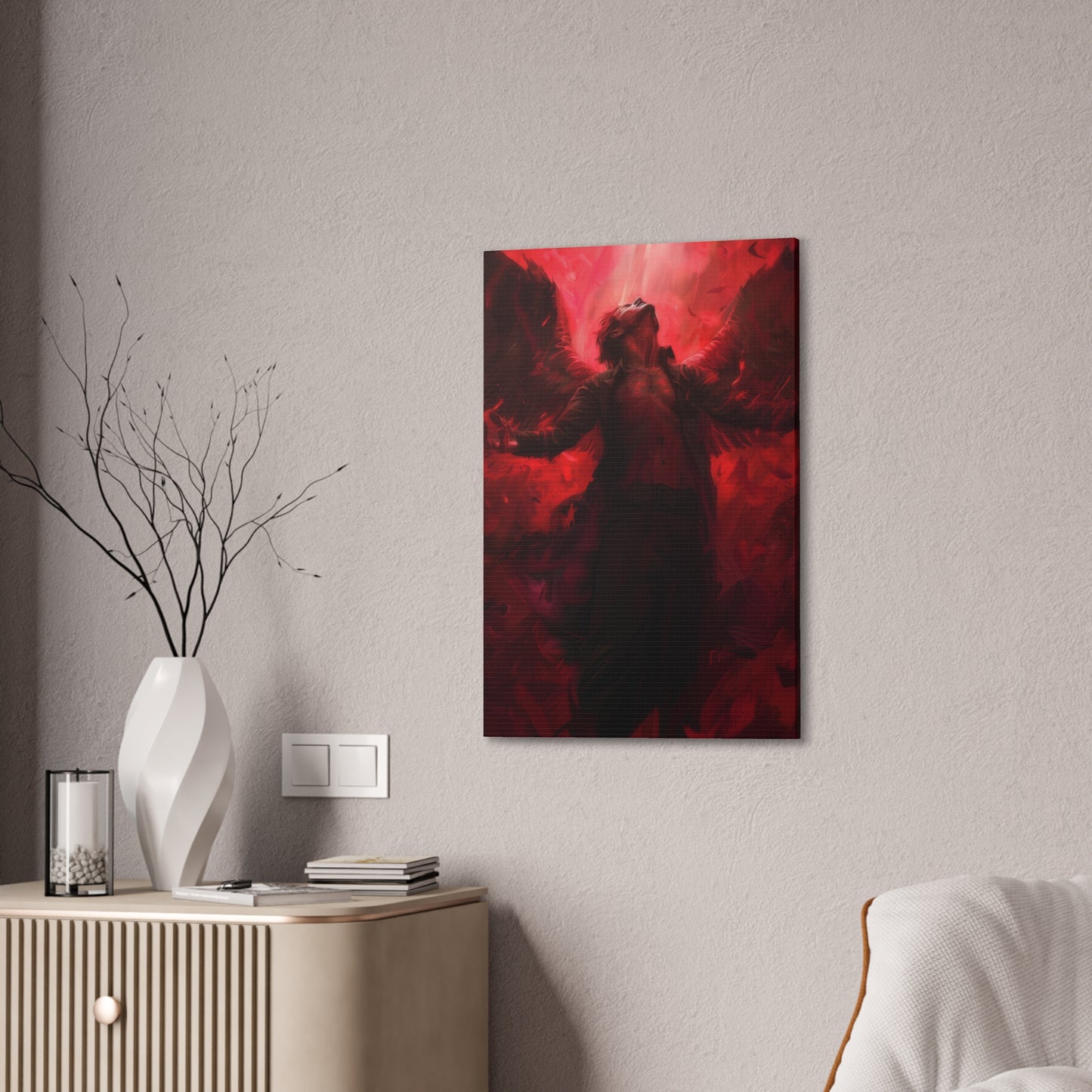 Angel or Devil - Canvas Stretched, 0.75"