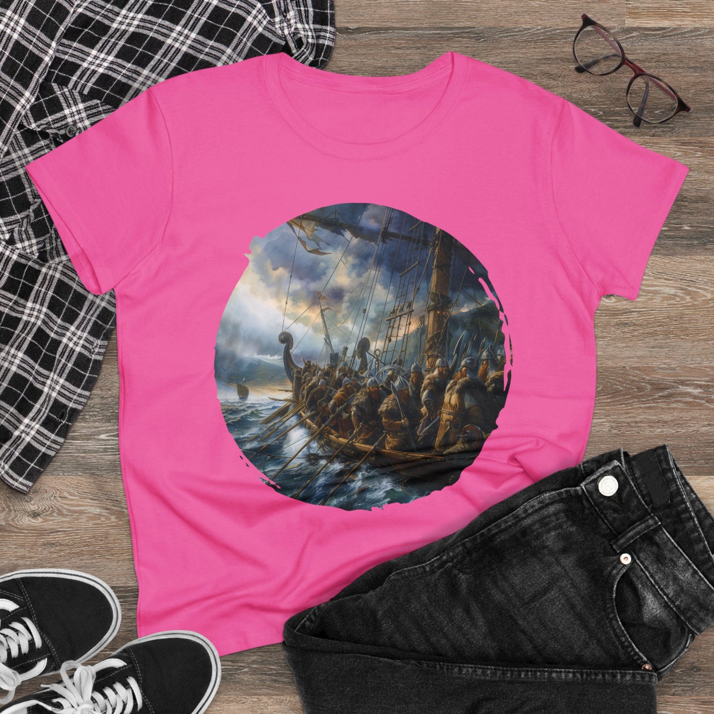 Vikings - Fantasy - Women's Midweight Cotton Tee