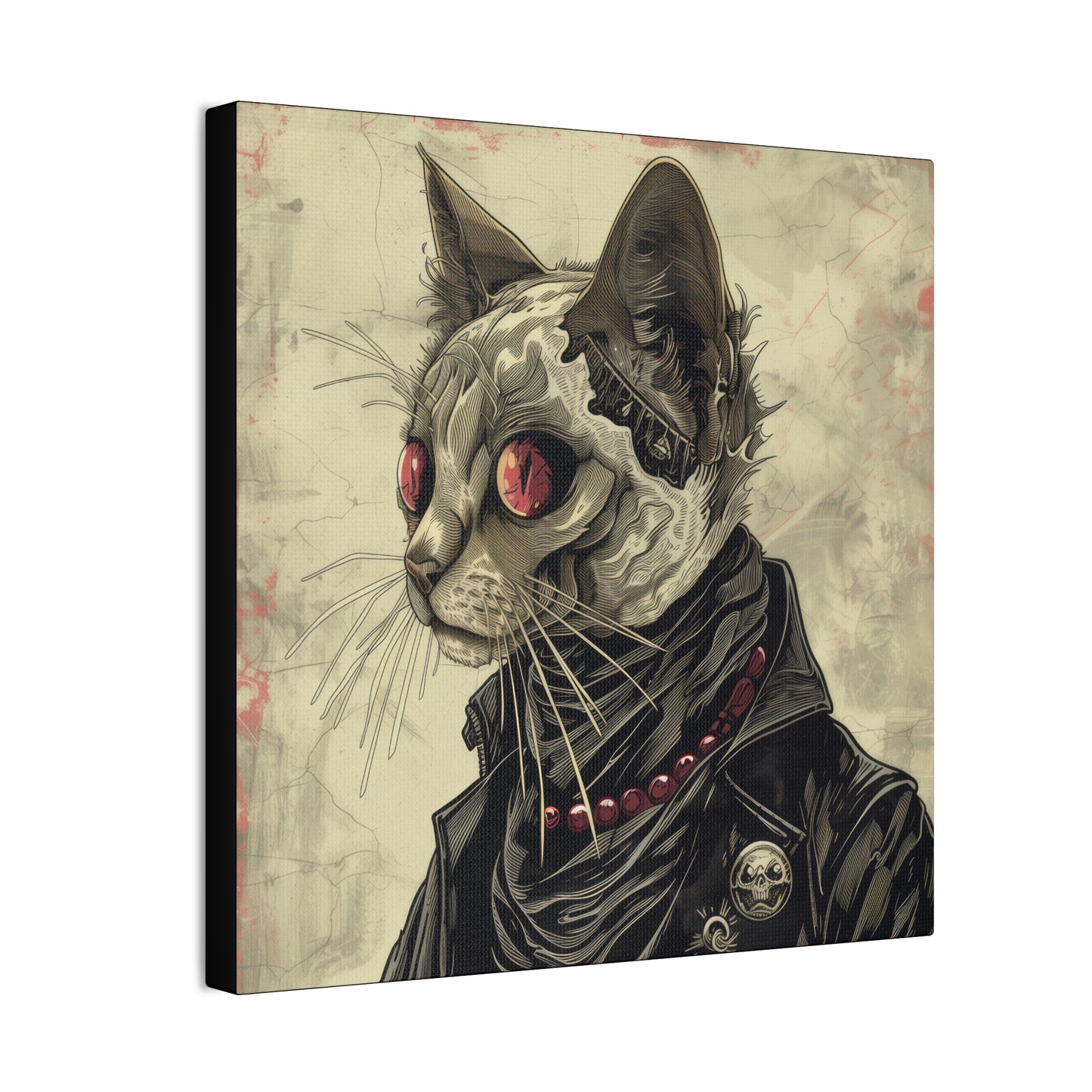 Apocalypse Kitty - Canvas Stretched, 0.75" - Canvas Stretched, 0.75"