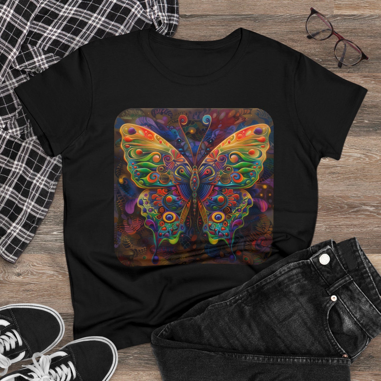 Butterfly - Women's Midweight Cotton Tee