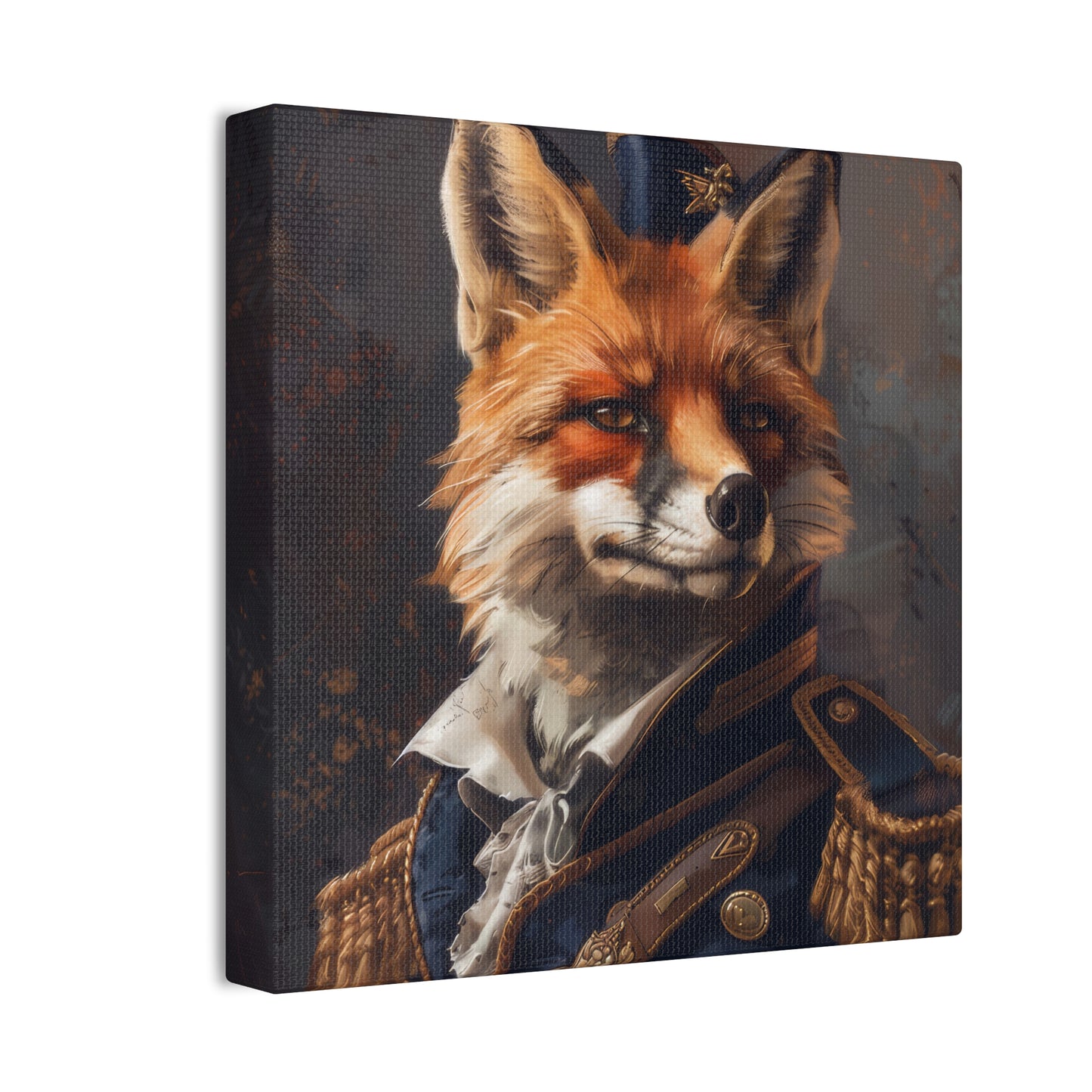 Captain Fox - Canvas Stretched, 0.75"