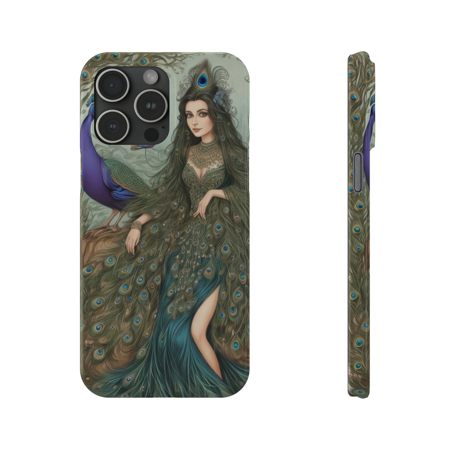 Peacock Witch - Phone Case