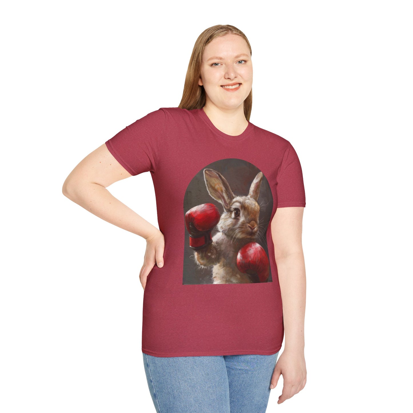 Boxing Bunny - Unisex Softstyle T-Shirt