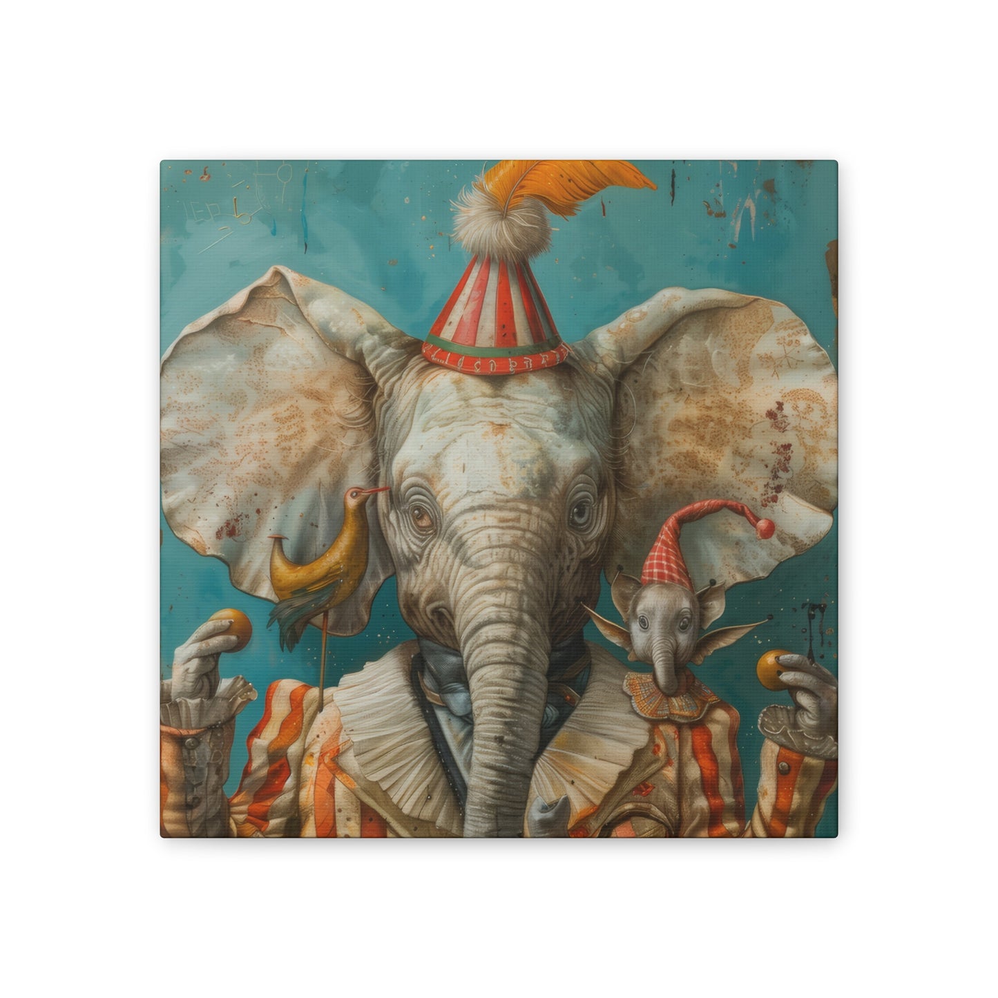 Elephant - Canvas Stretched, 0.75"