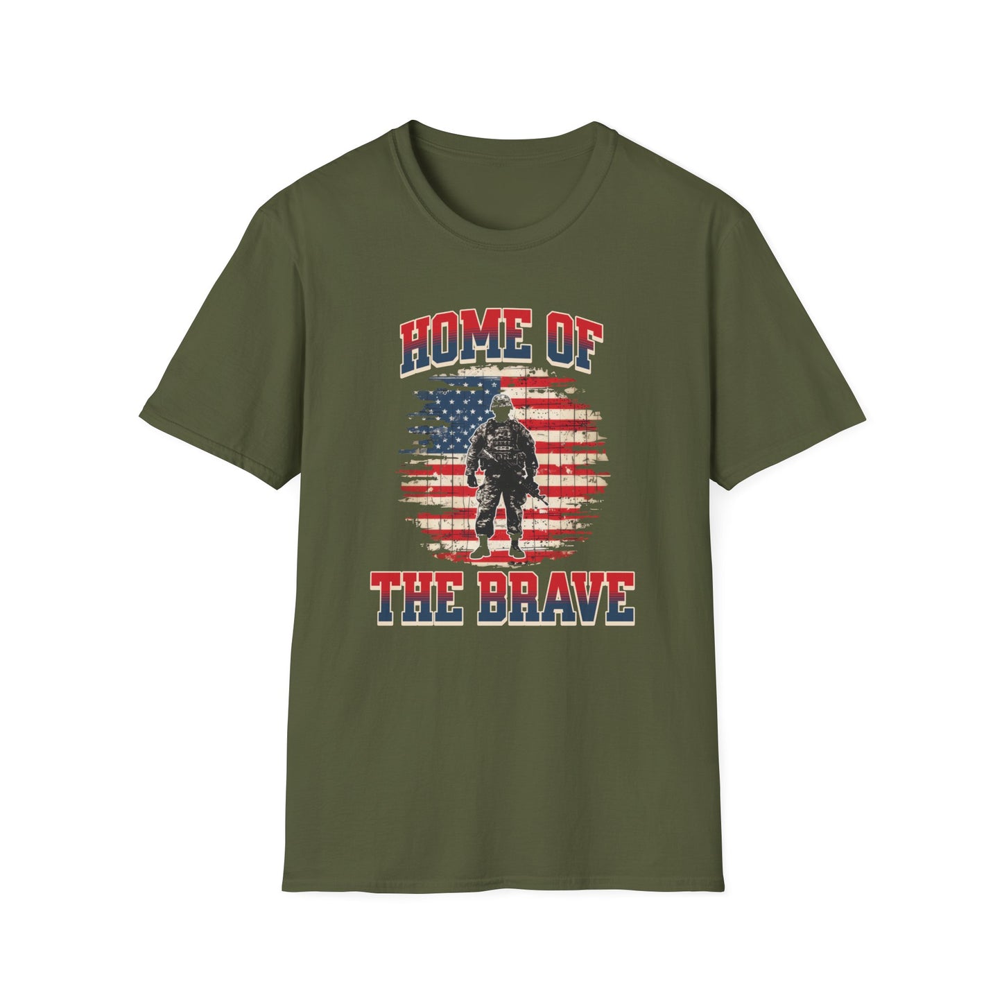 Home of the Brave - Unisex Softstyle T-Shirt