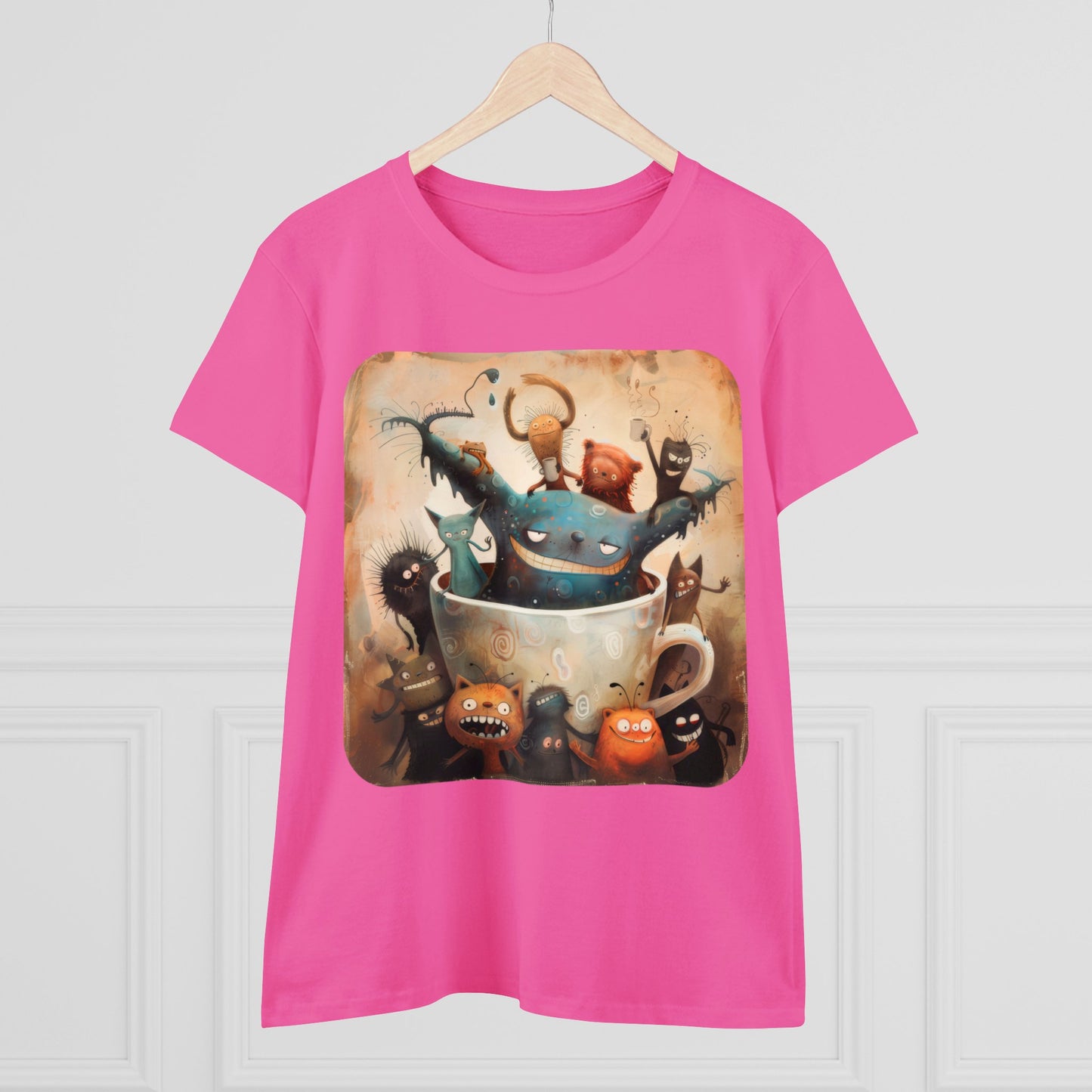 Coffee Critters - Women's Midweight Cotton Tee