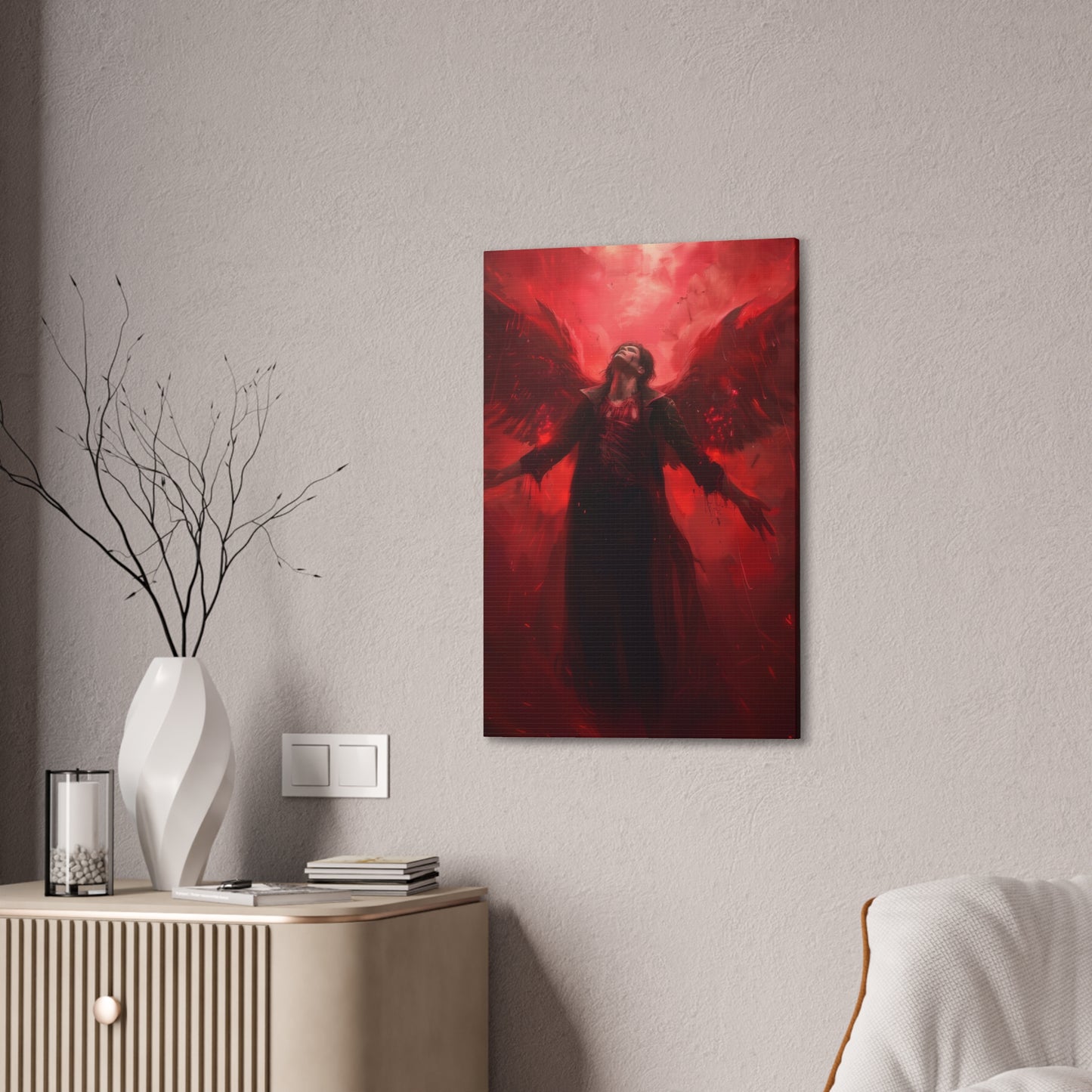 Angel or Devil - Canvas Stretched, 0.75"