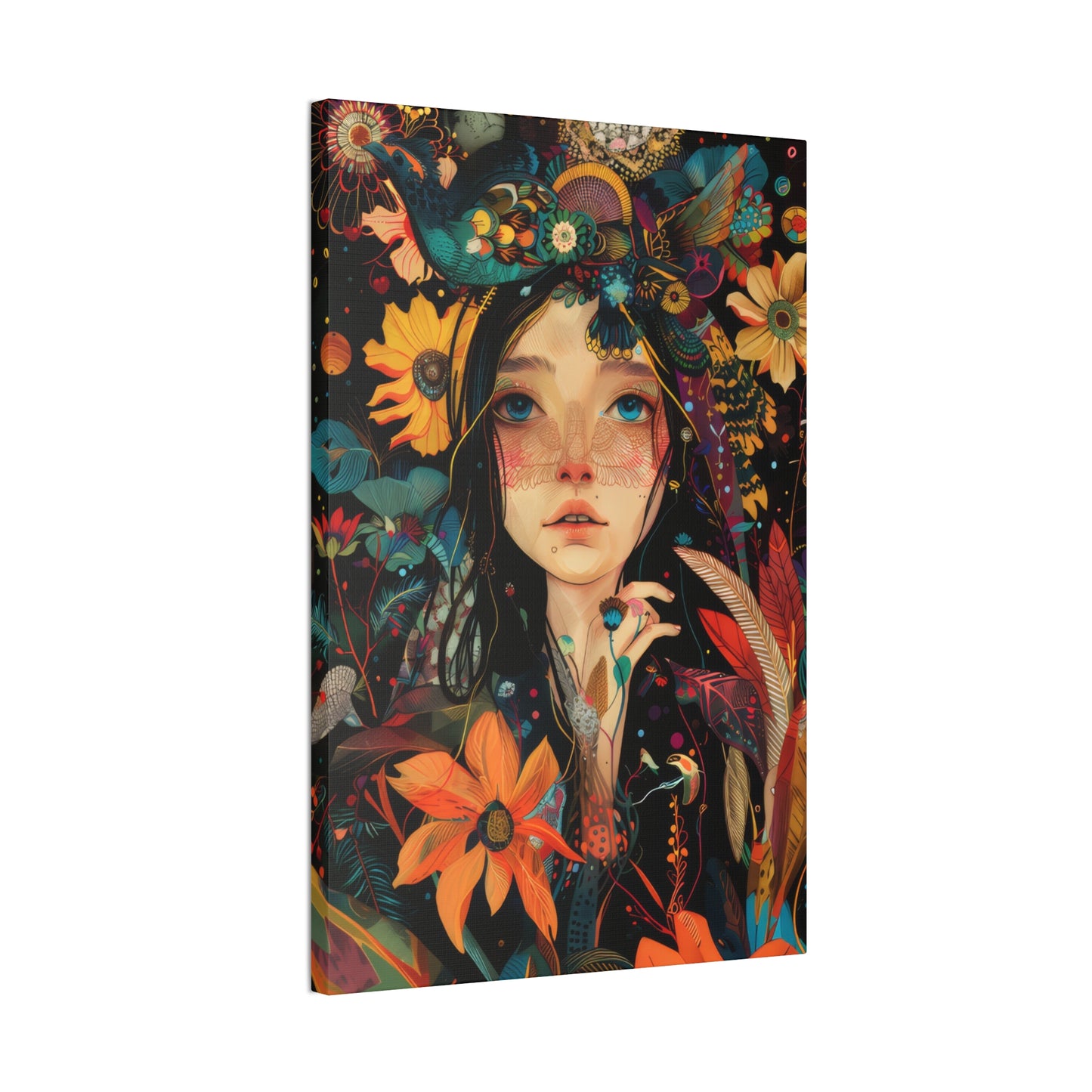 Flower Child - Canvas Stretched, 0.75"