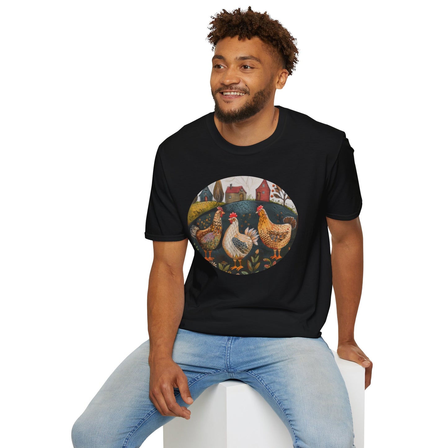 Chickens - Unisex Softstyle T-Shirt