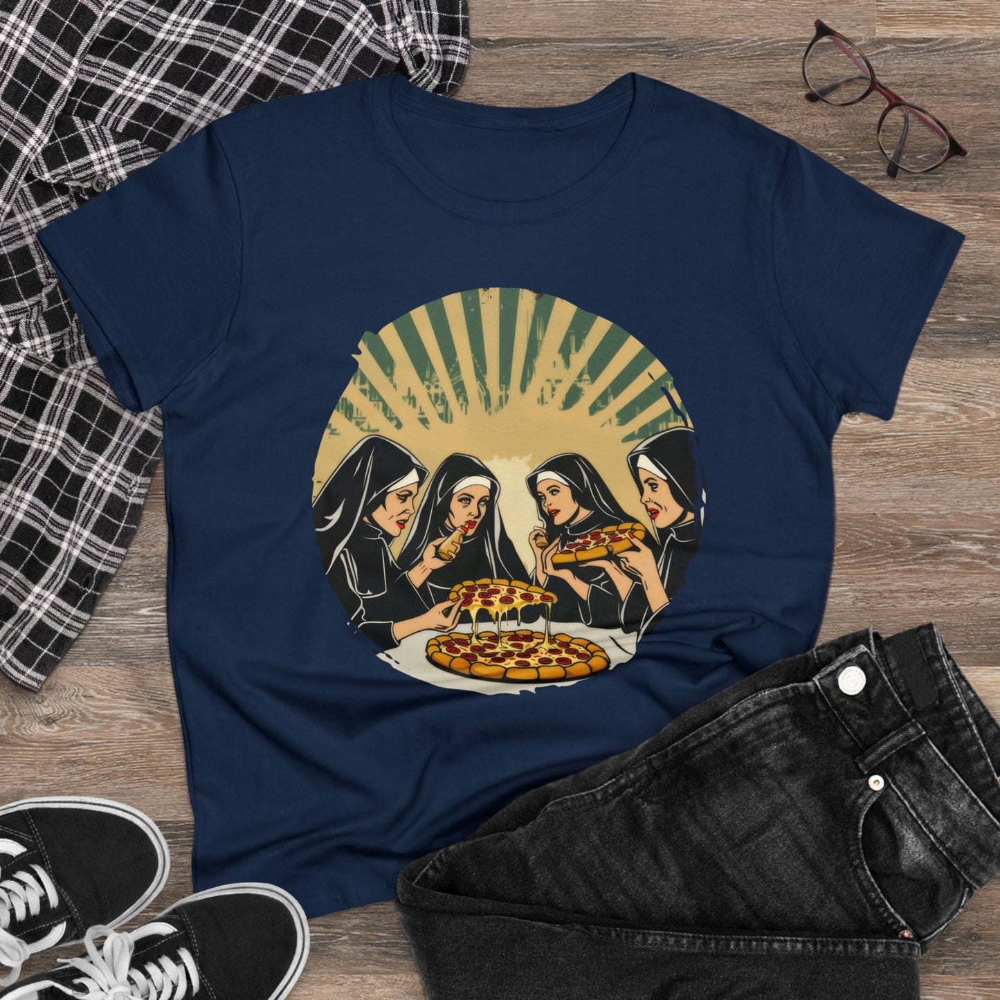 Pizza Divine - Women's Midweight Cotton Tee